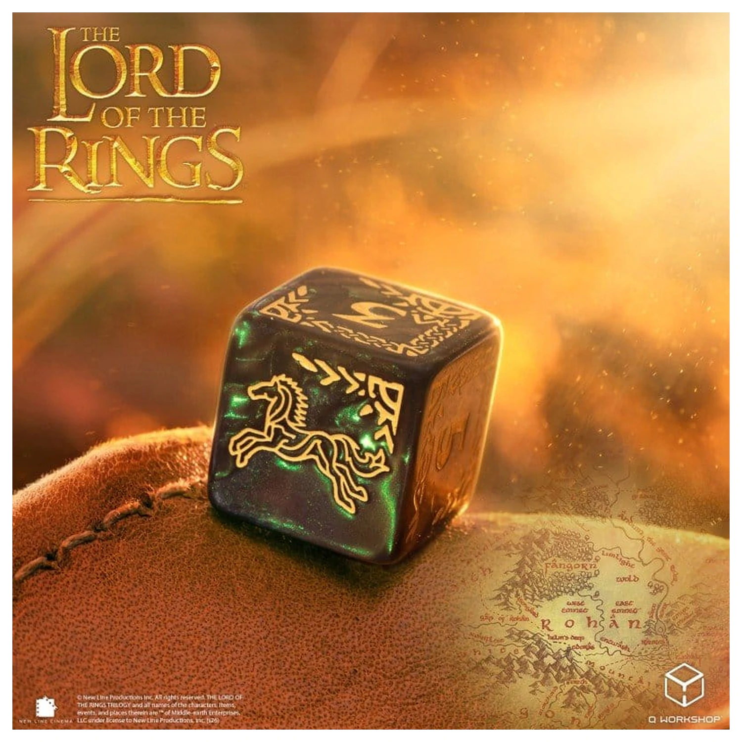 The Lord of the Rings: 10 Würfel Set Rohan Produktfoto