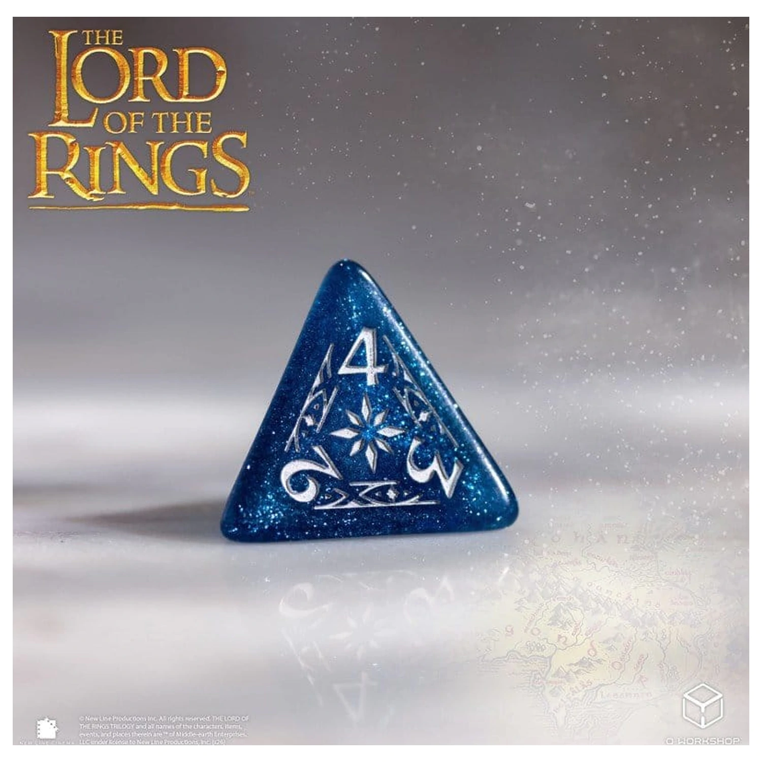 The Lord of the Rings Würfel-Set aus 7 Gondor Produktfoto