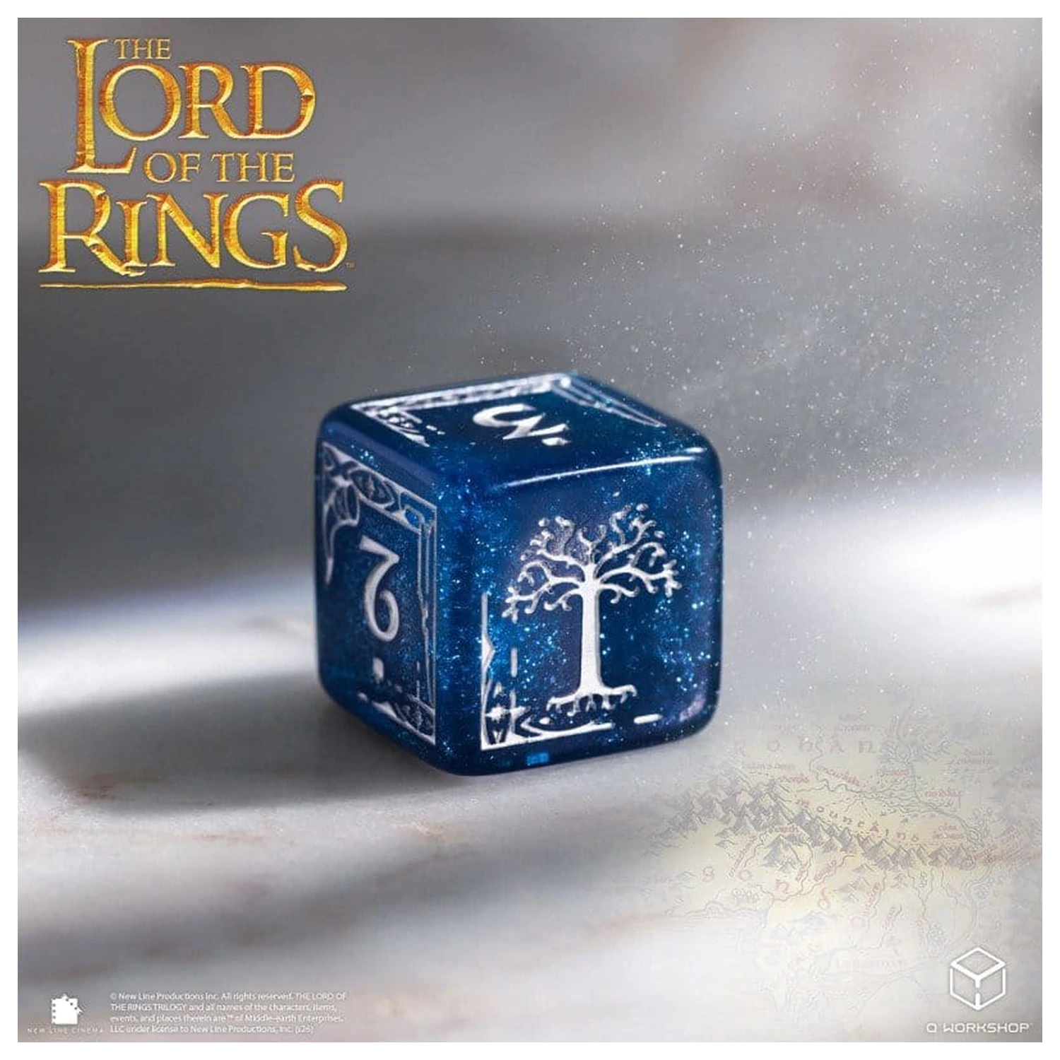 The Lord of the Rings Würfel-Set aus 7 Gondor Produktfoto