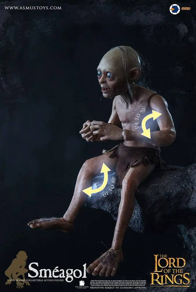 Herr der Ringe Actionfigur 1/6 Gollum (Luxury Edition) 19 cm Produktfoto