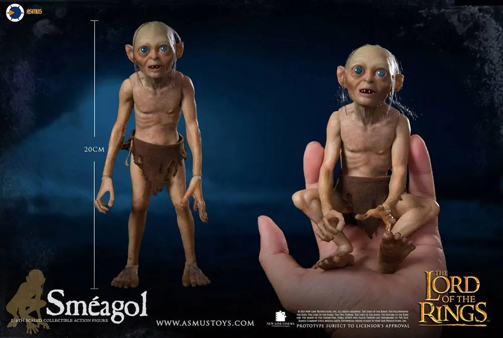 Herr der Ringe Actionfigur 1/6 Gollum (Luxury Edition) 19 cm Produktfoto