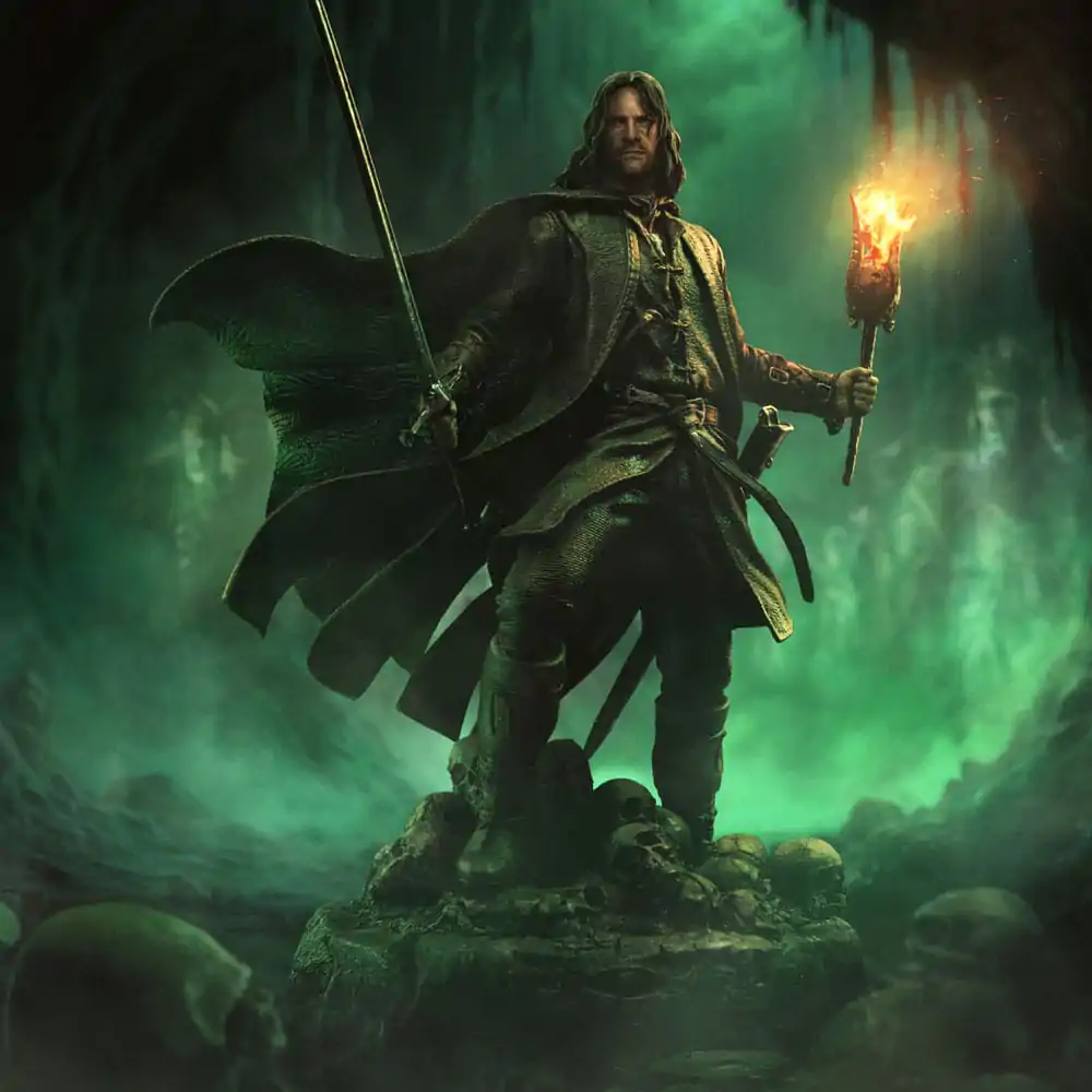 The Lord of the Rings Art Scale Statue 1/10 Aragorn Unleashed 31 cm Produktfoto