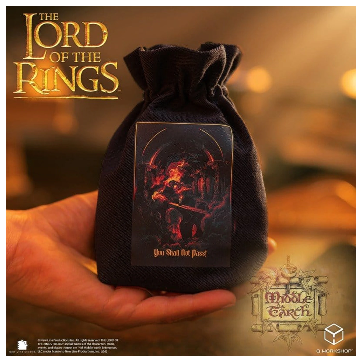 The Lord of the Rings Würfelbeutel Bridge of Khazad-dûm Produktfoto