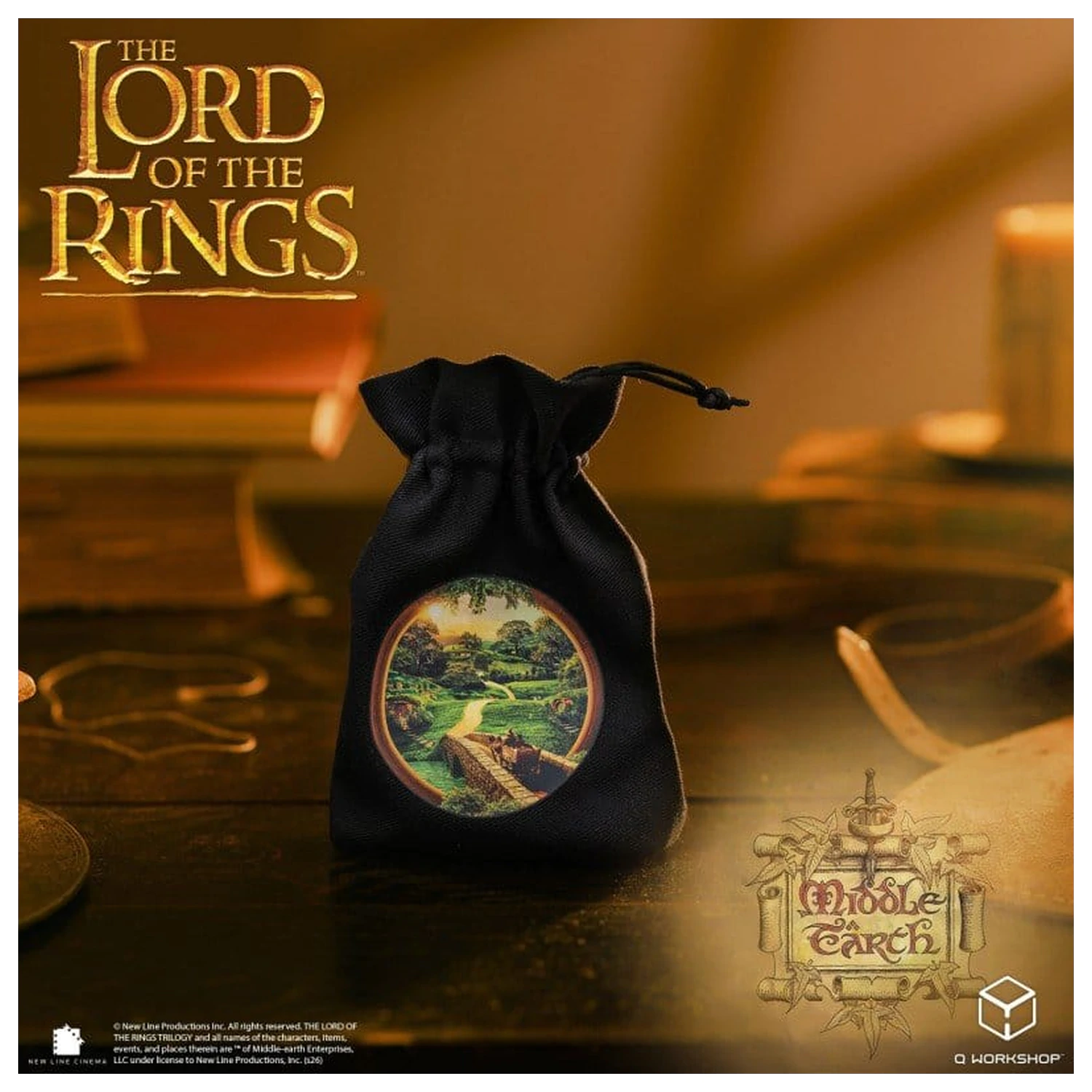 The Lord of the Rings Würfelbeutel Shire Produktfoto