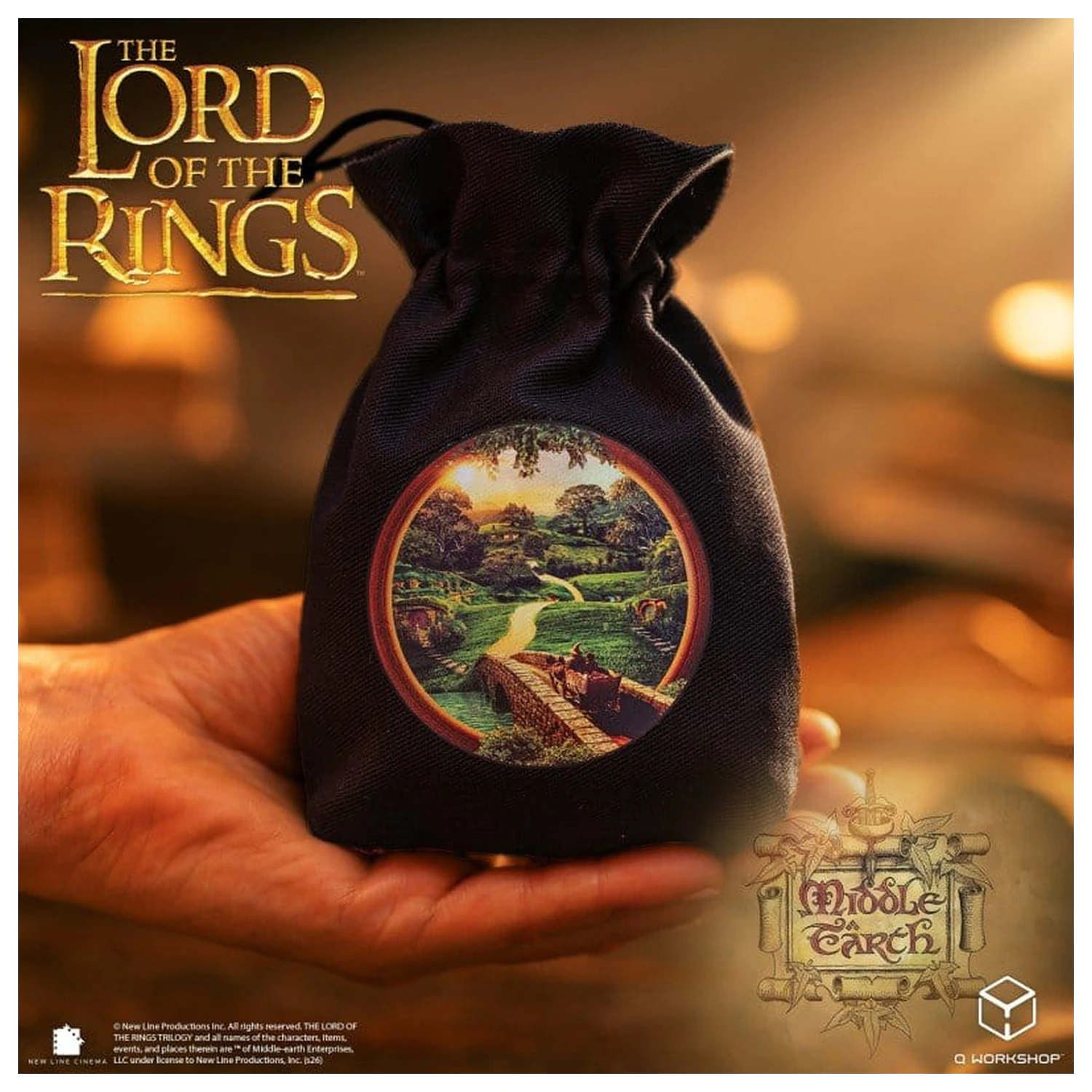The Lord of the Rings Würfelbeutel Shire Produktfoto
