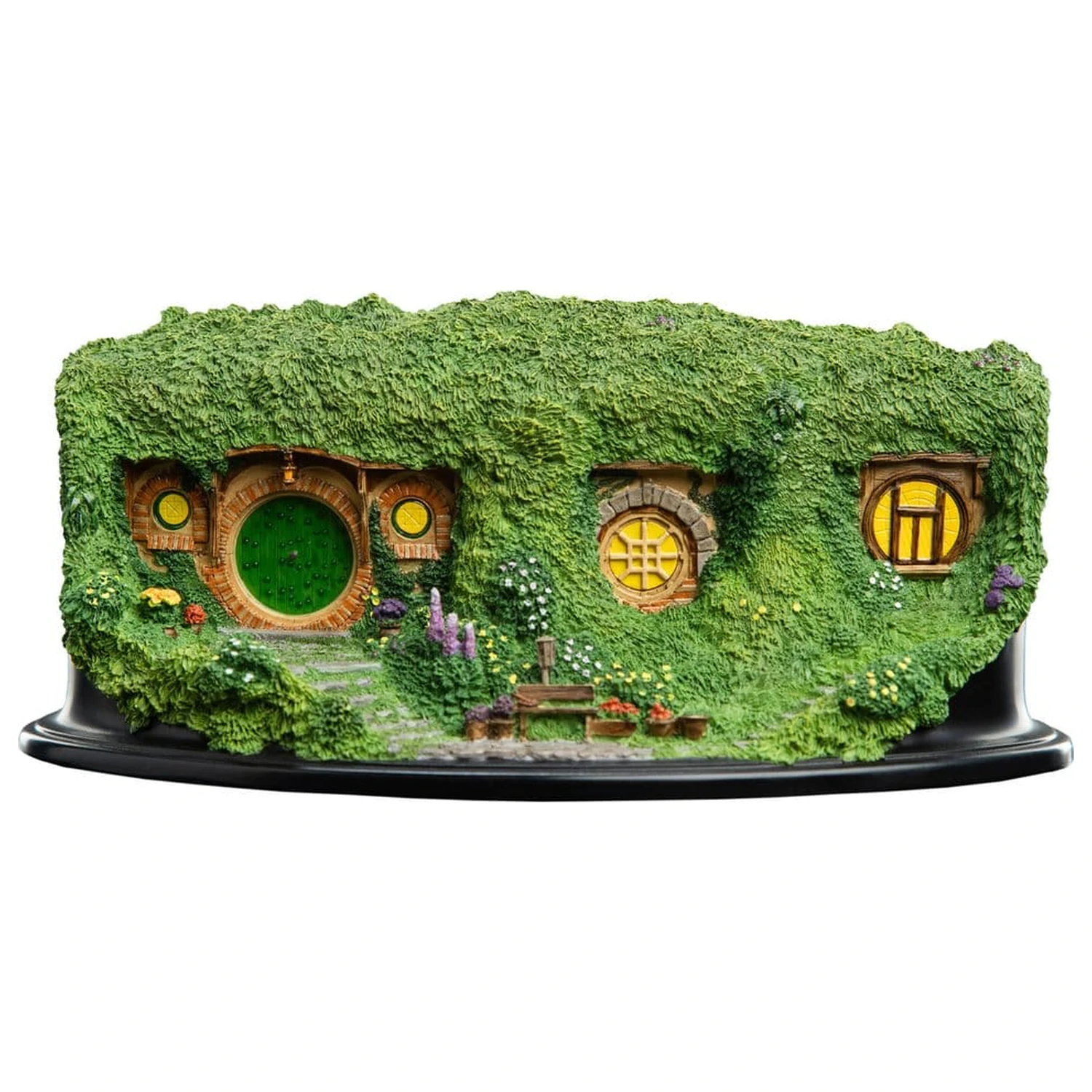 The Lord of the Rings Umgebung Hobbit Höhle - Bag End - Beleuchtete Edition 7 cm Produktfoto