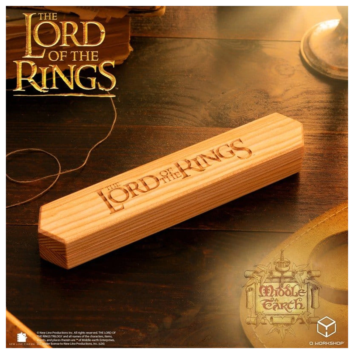 The Lord of the Rings Würfelbox aus Lärchenholz Produktfoto