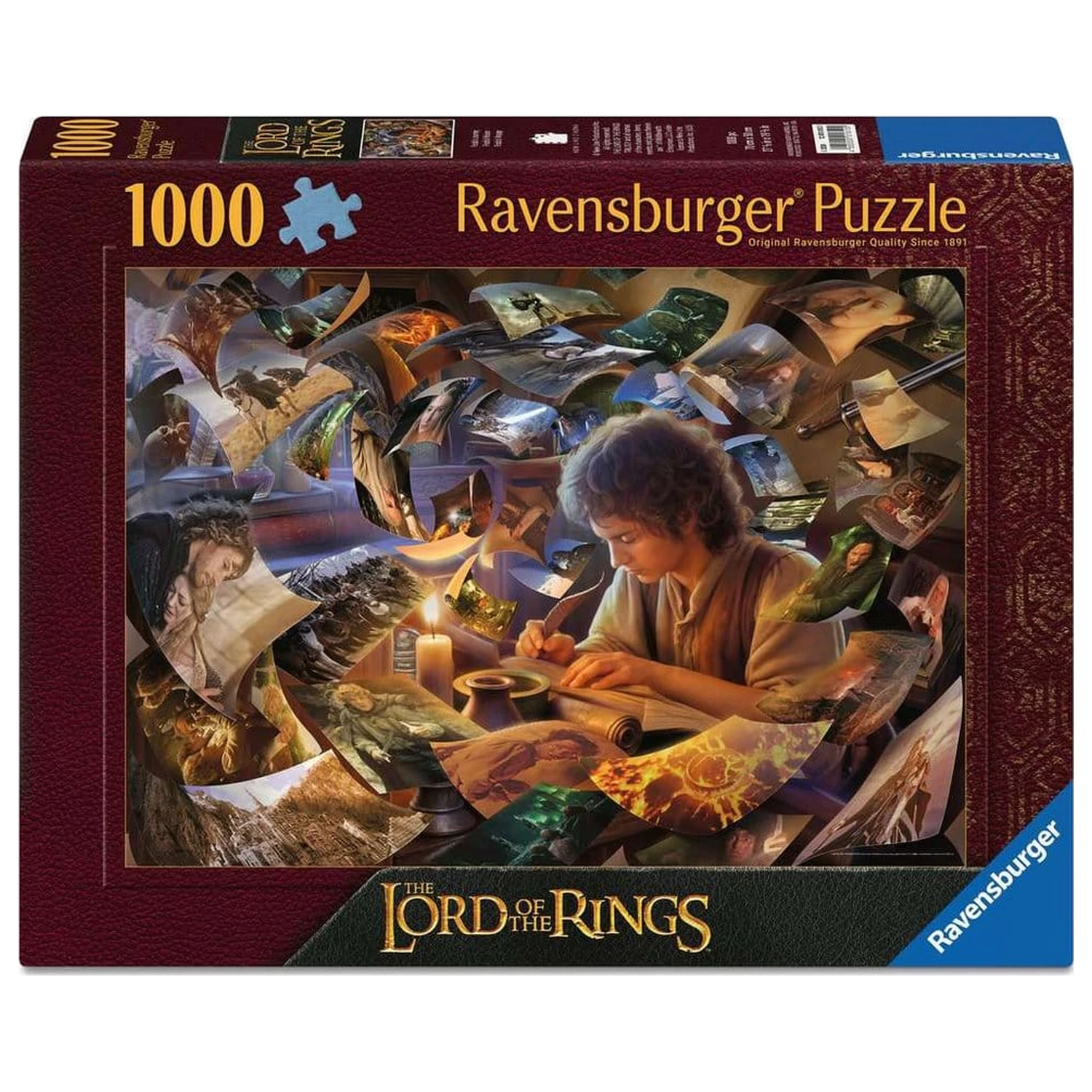 The Lord of the Rings Jigsaw Puzzle Frodos Reise (1000 Teile) Produktfoto