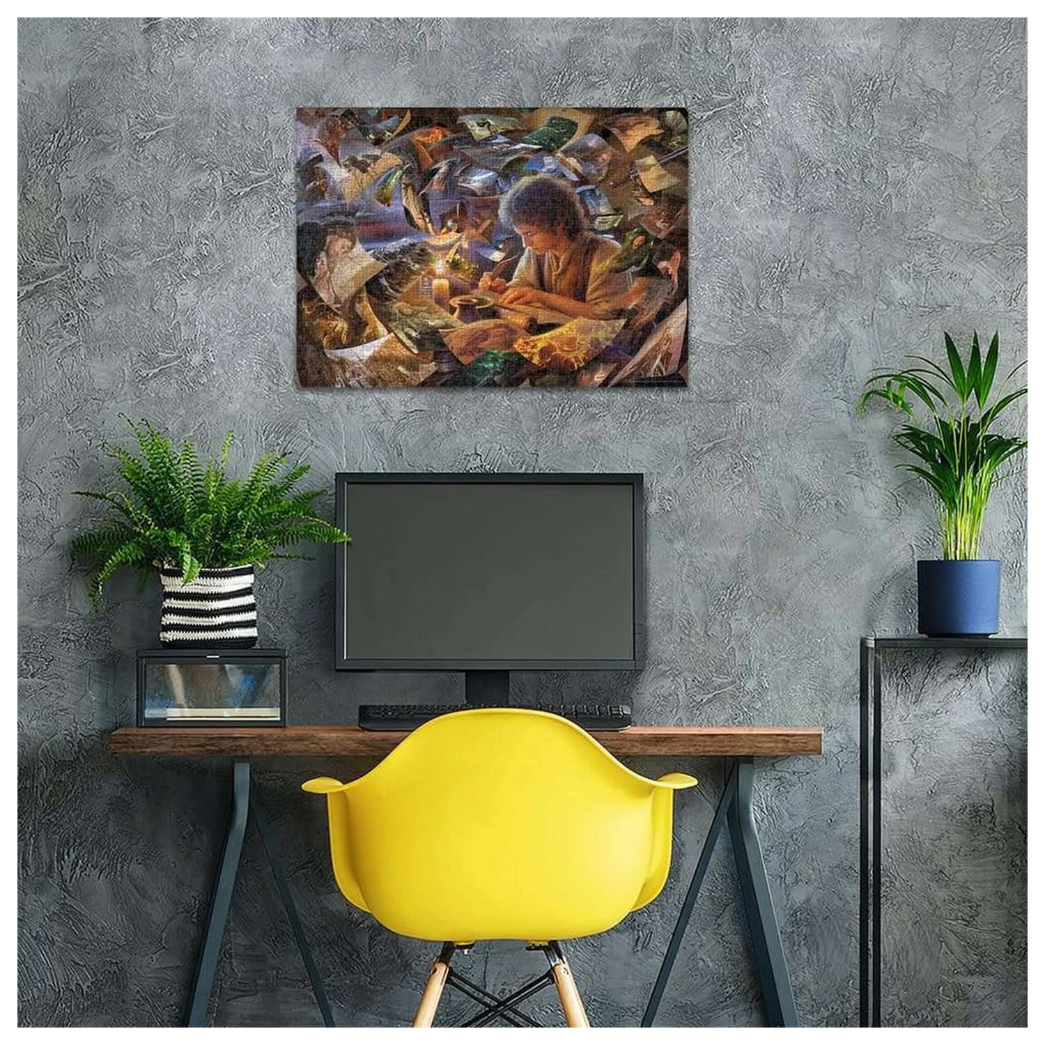 The Lord of the Rings Jigsaw Puzzle Frodos Reise (1000 Teile) Produktfoto