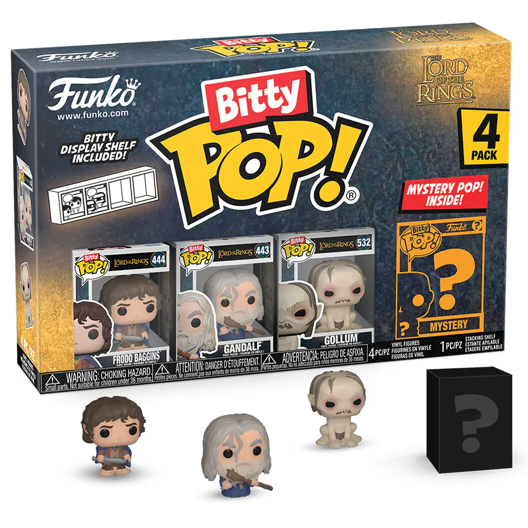 The Lord of the Rings Bitty POP! Vinyl Figuren 4er-Pack Frodo Produktfoto