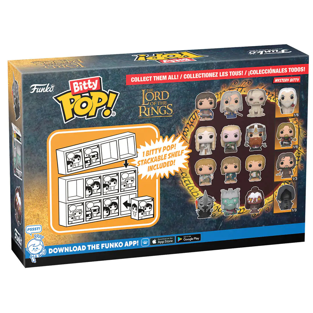 The Lord of the Rings Bitty POP! Vinyl Figuren 4er-Pack Frodo termékfotó