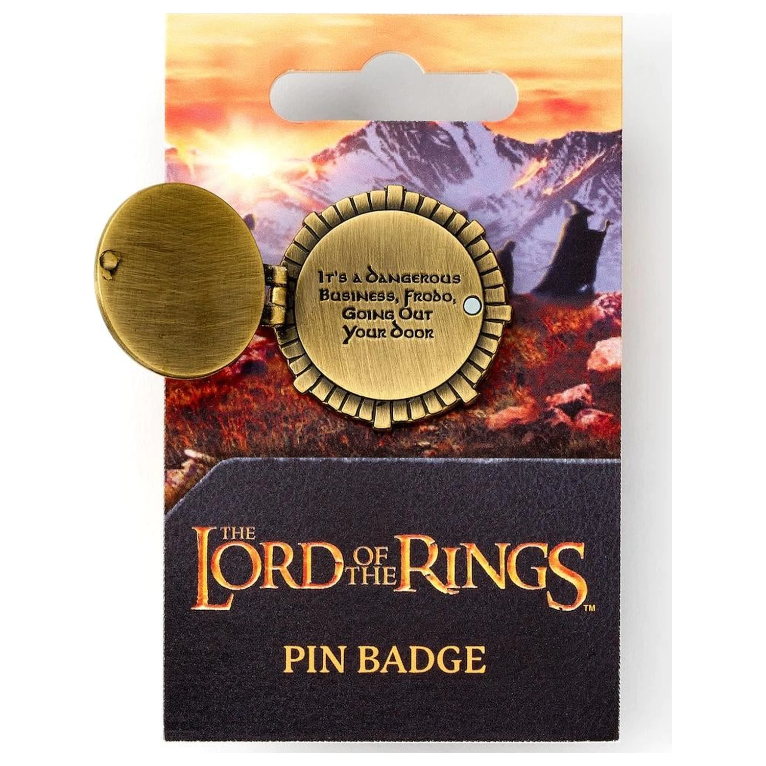 The Lord of the Rings Hobbit Tür Pin-Anstecker Produktfoto