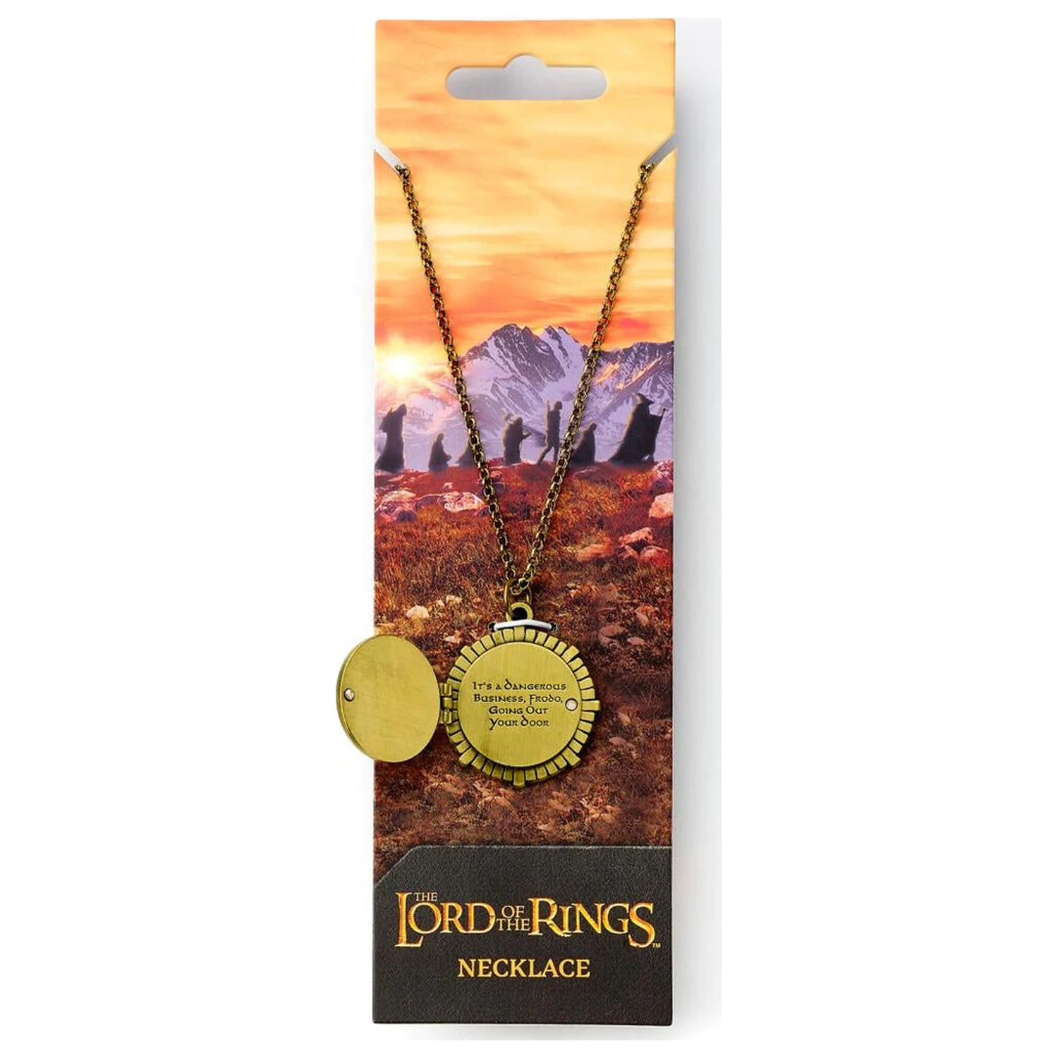 The Lord of The Rings Hobbit Tür Halskette Produktfoto