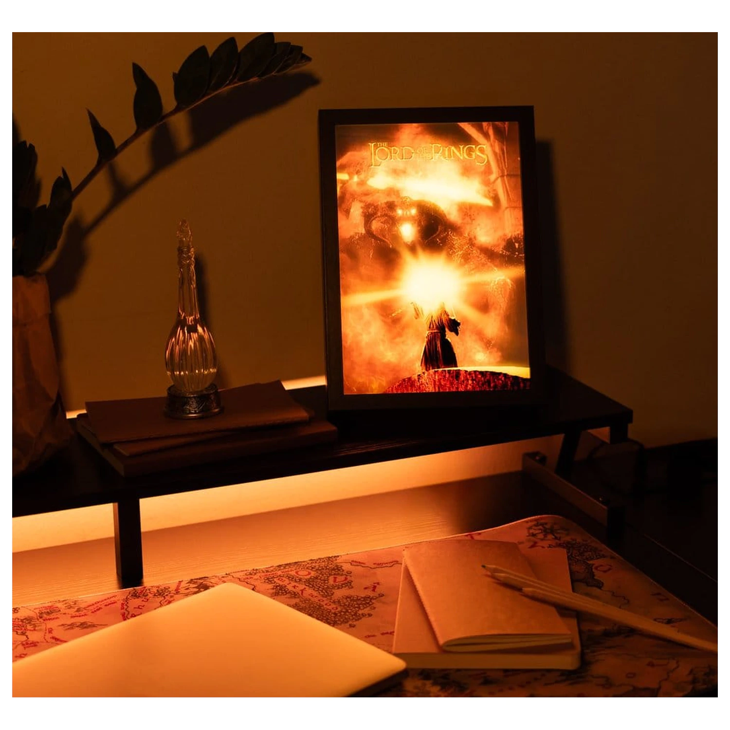 The Lord of the Rings gerahmtes LED Panel 28 x 20 cm Produktfoto