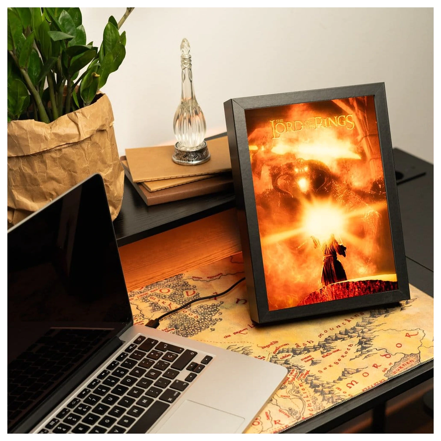 The Lord of the Rings gerahmtes LED Panel 28 x 20 cm Produktfoto