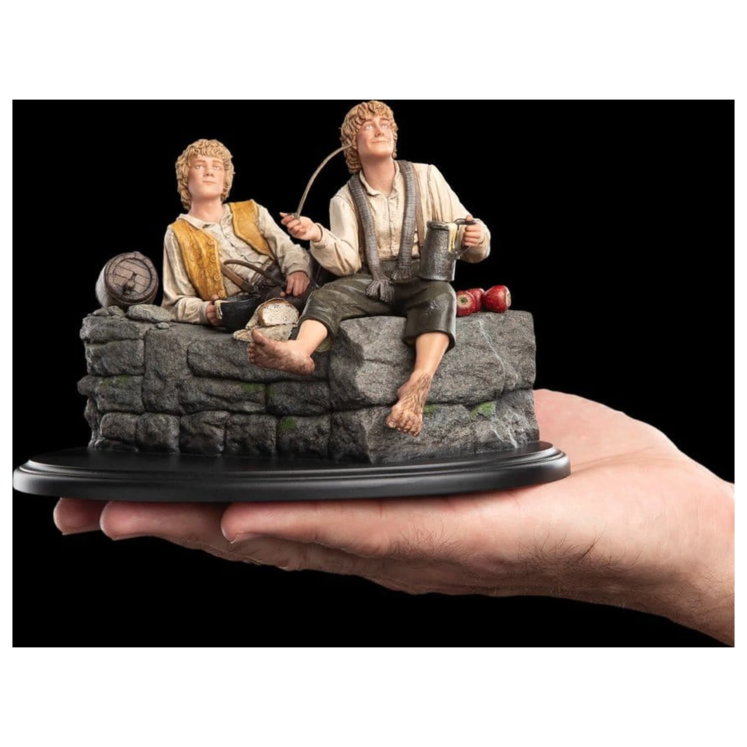 The Lord of the Rings Mini Statue Merry and Pippin 12 cm Produktfoto