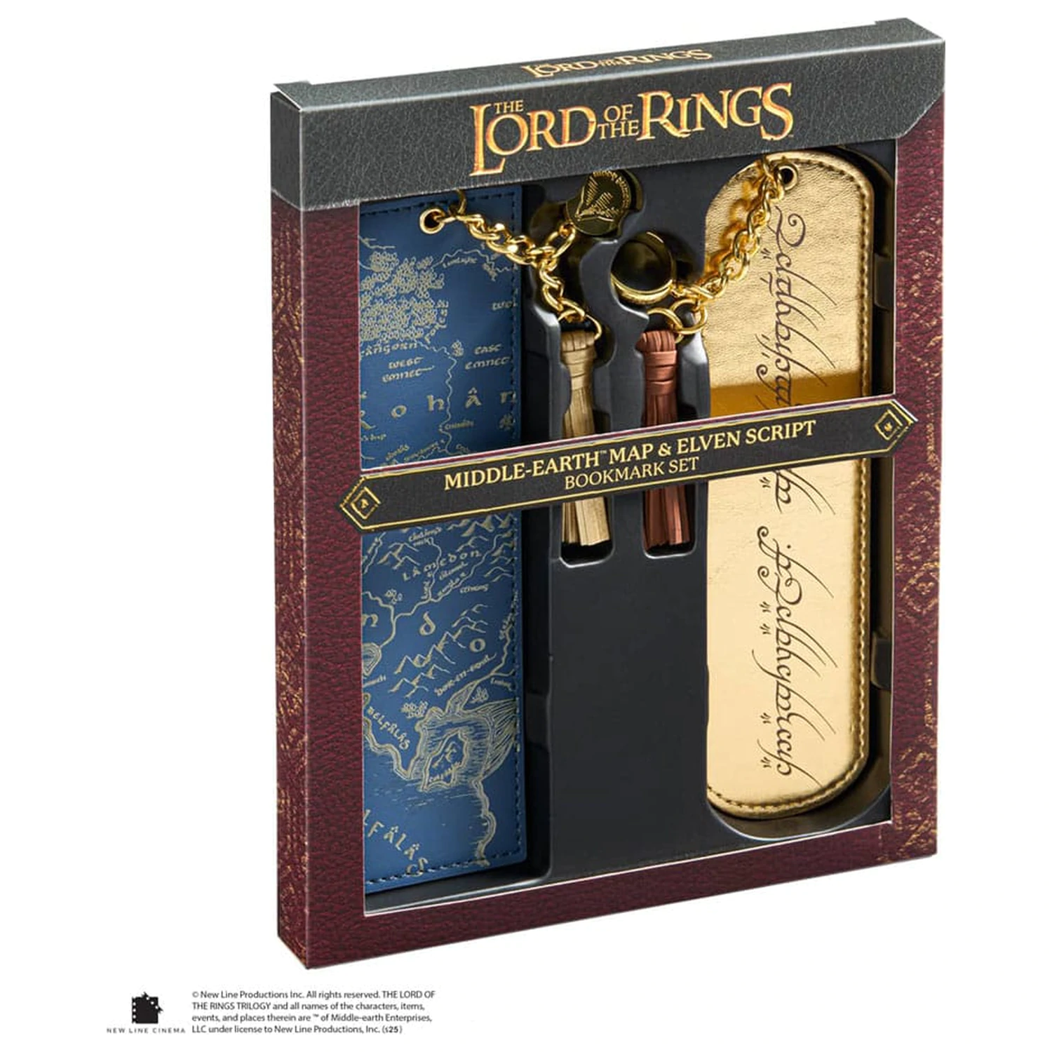 The Lord of the Rings Lesezeichen 2er-Pack Middle Earth und Elven script Produktfoto