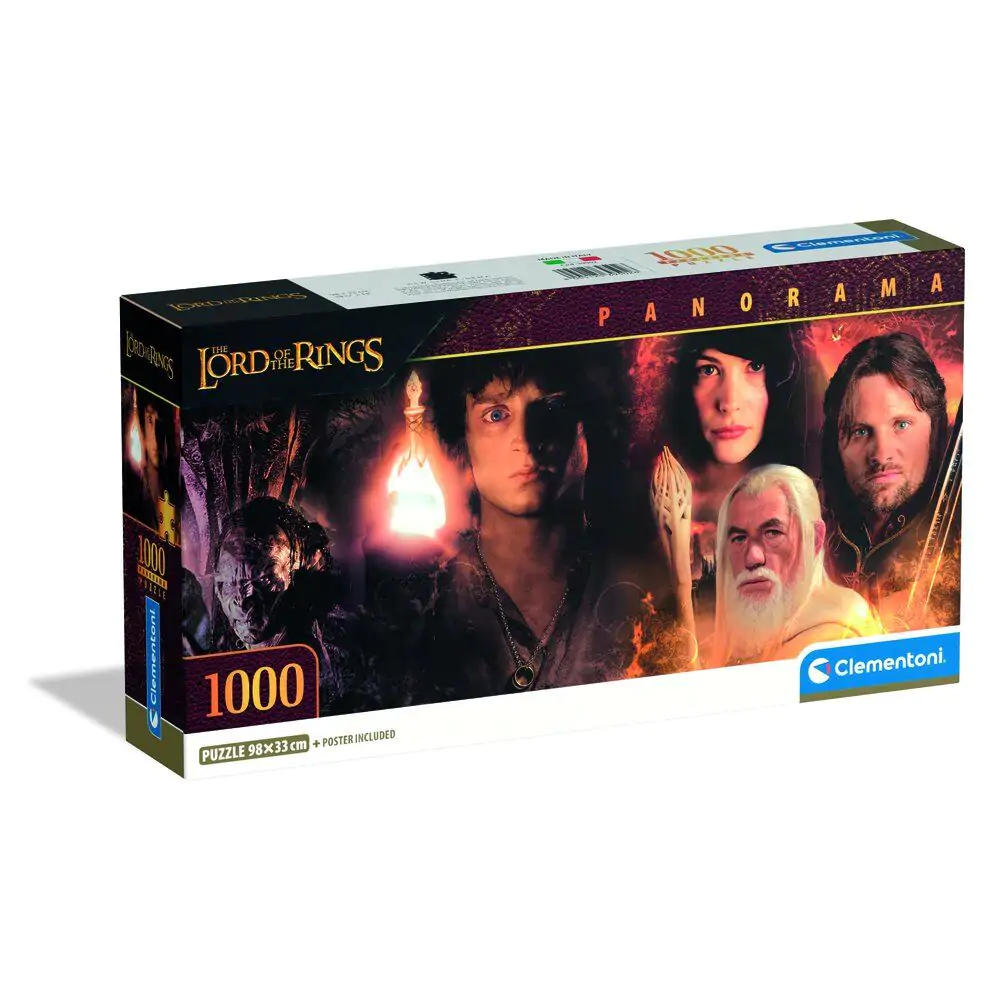 The Lord of the Rings Panorama Puzzle 1000St Produktfoto