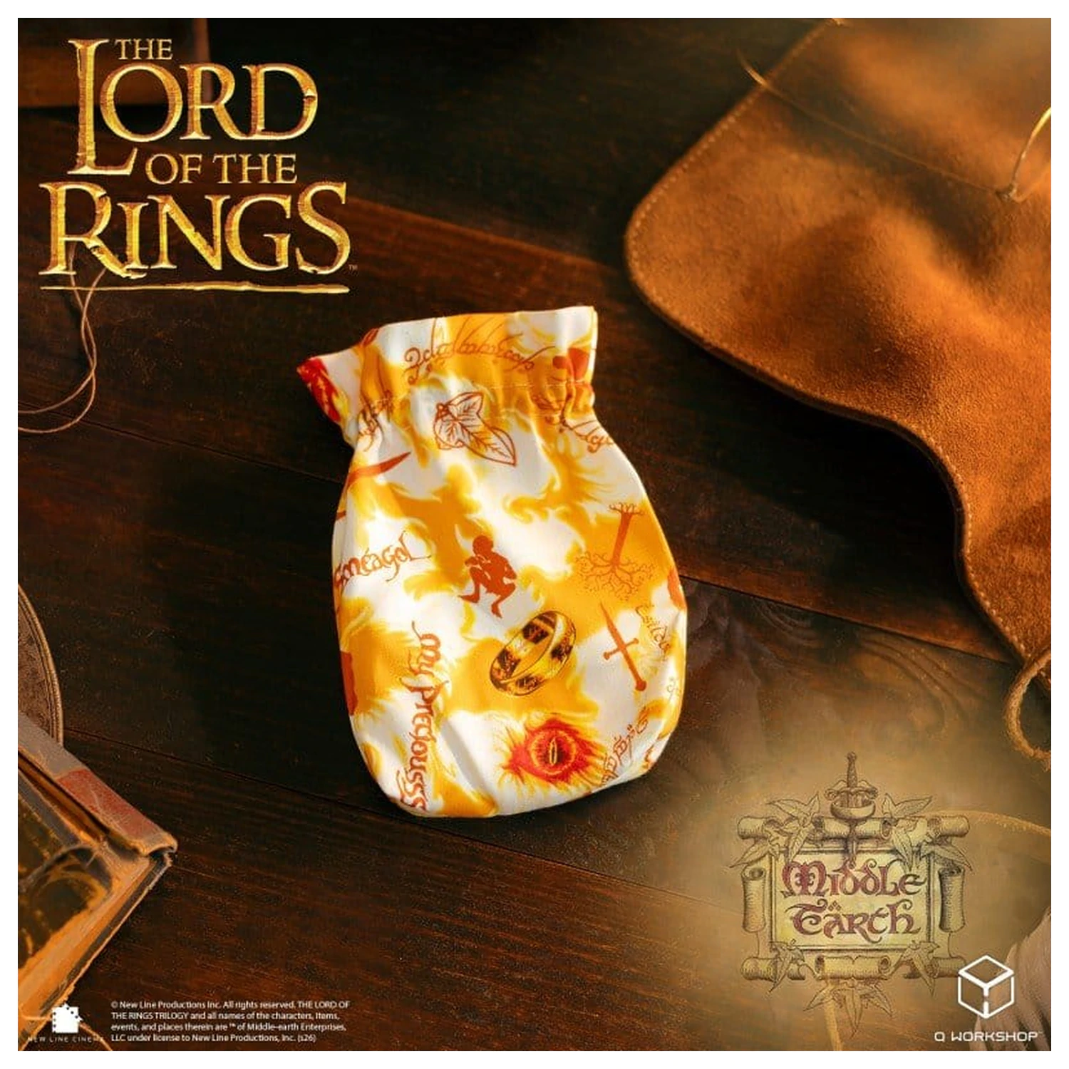 The Lord of the Rings Ring-bearers Full Art Würfelbeutel Produktfoto