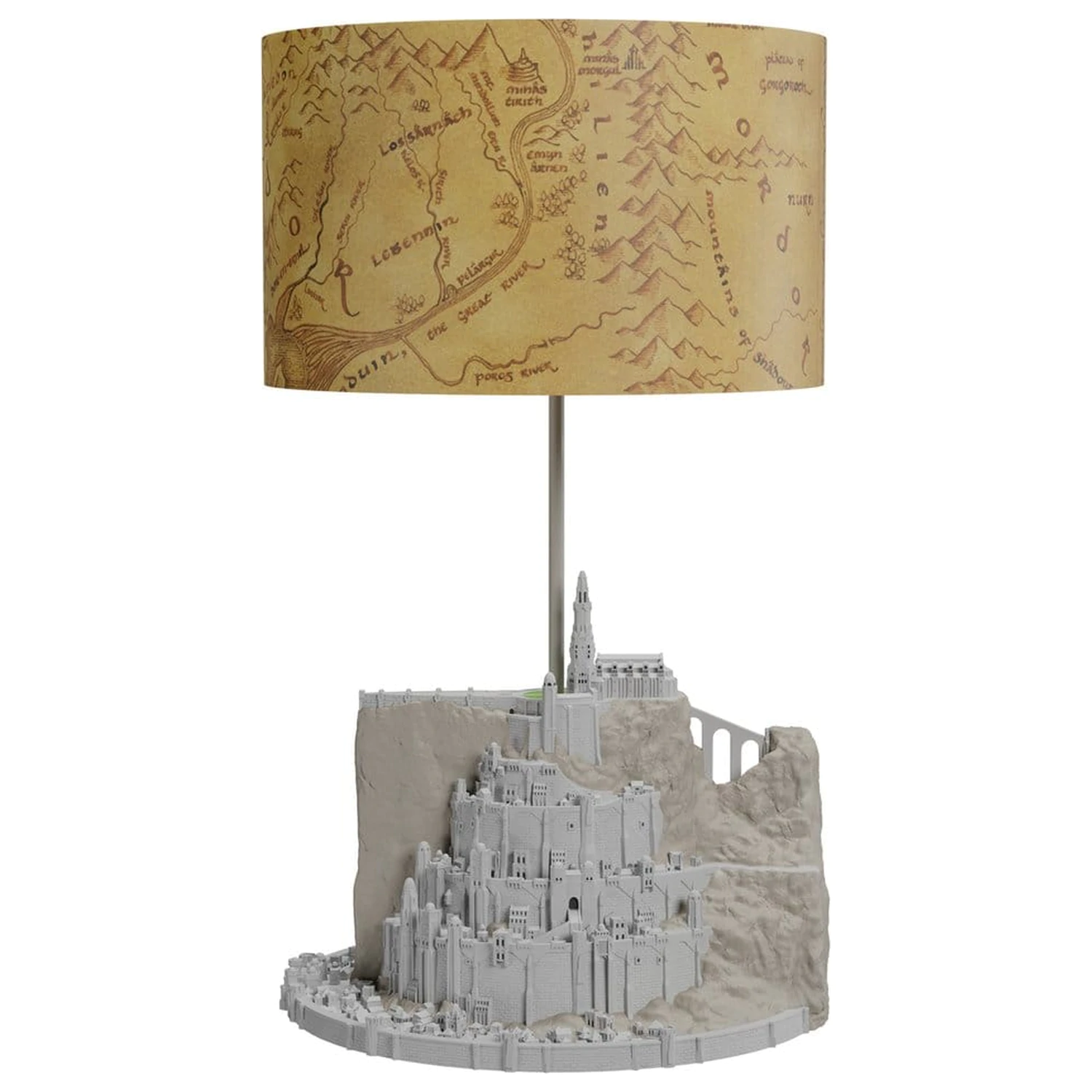 The Lord of the Rings Tischlampe mit Lampenschirm Minas Tirith 34 cm Produktfoto