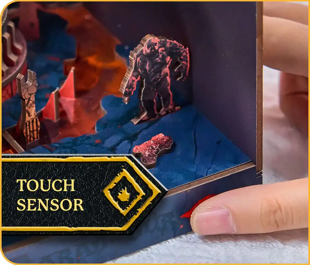 The Lord of the Rings Tiny Adventures Buch Nook Mini Diorama Barad-Dûr 23 cm Produktfoto