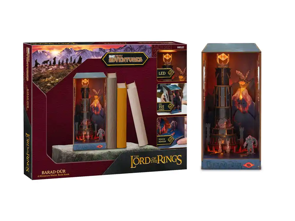The Lord of the Rings Tiny Adventures Buch Nook Mini Diorama Barad-Dûr 23 cm Produktfoto