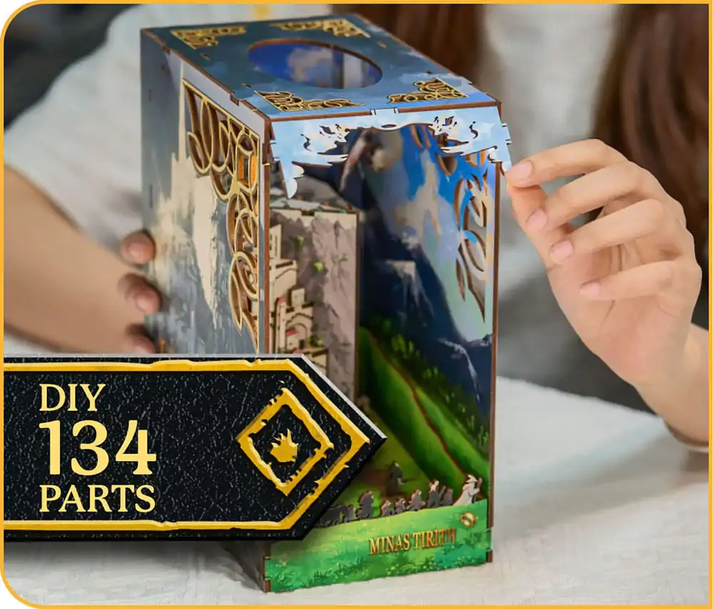 The Lord of the Rings Tiny Adventures Buch Nook Mini Diorama Minas Tirith 23 cm Produktfoto