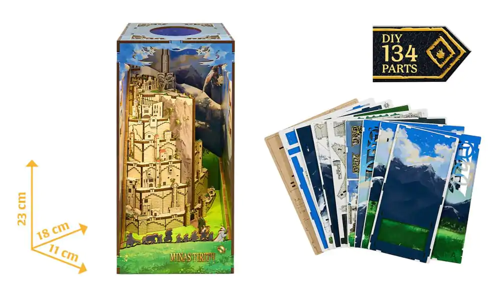 The Lord of the Rings Tiny Adventures Buch Nook Mini Diorama Minas Tirith 23 cm Produktfoto