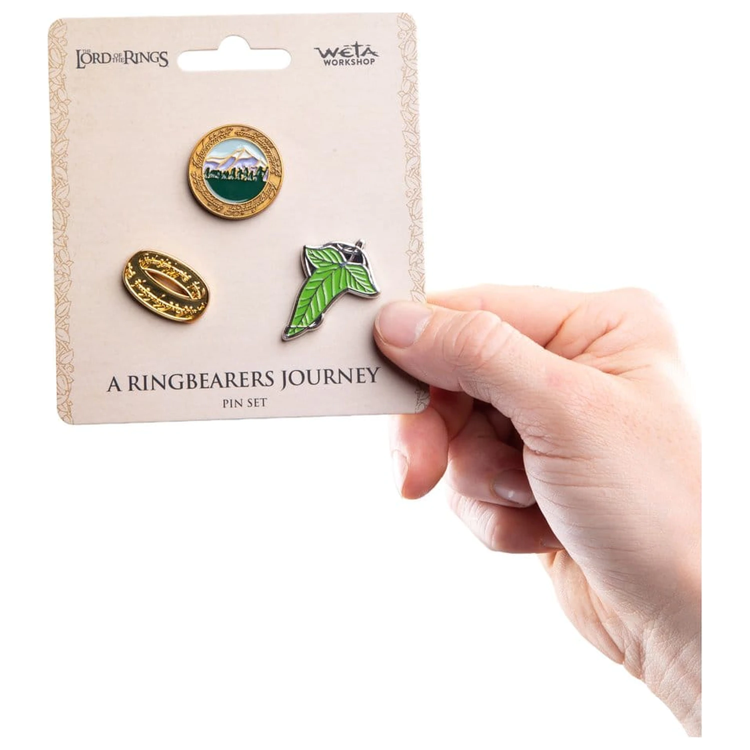 The Lord of the Rings Trilogie Pin Set Eine Ringträger-Reise Produktfoto