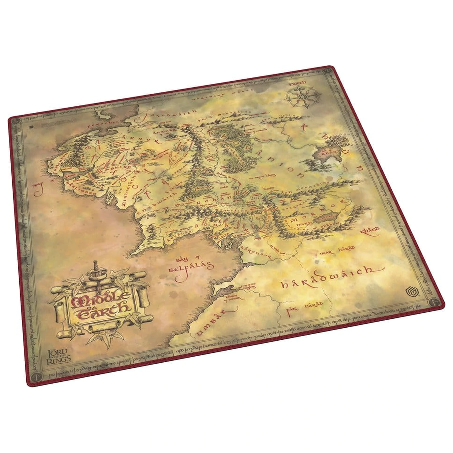The Lord of the Rings Ultimate Guard Spielunterlage Oversized 61x 61cm Produktfoto