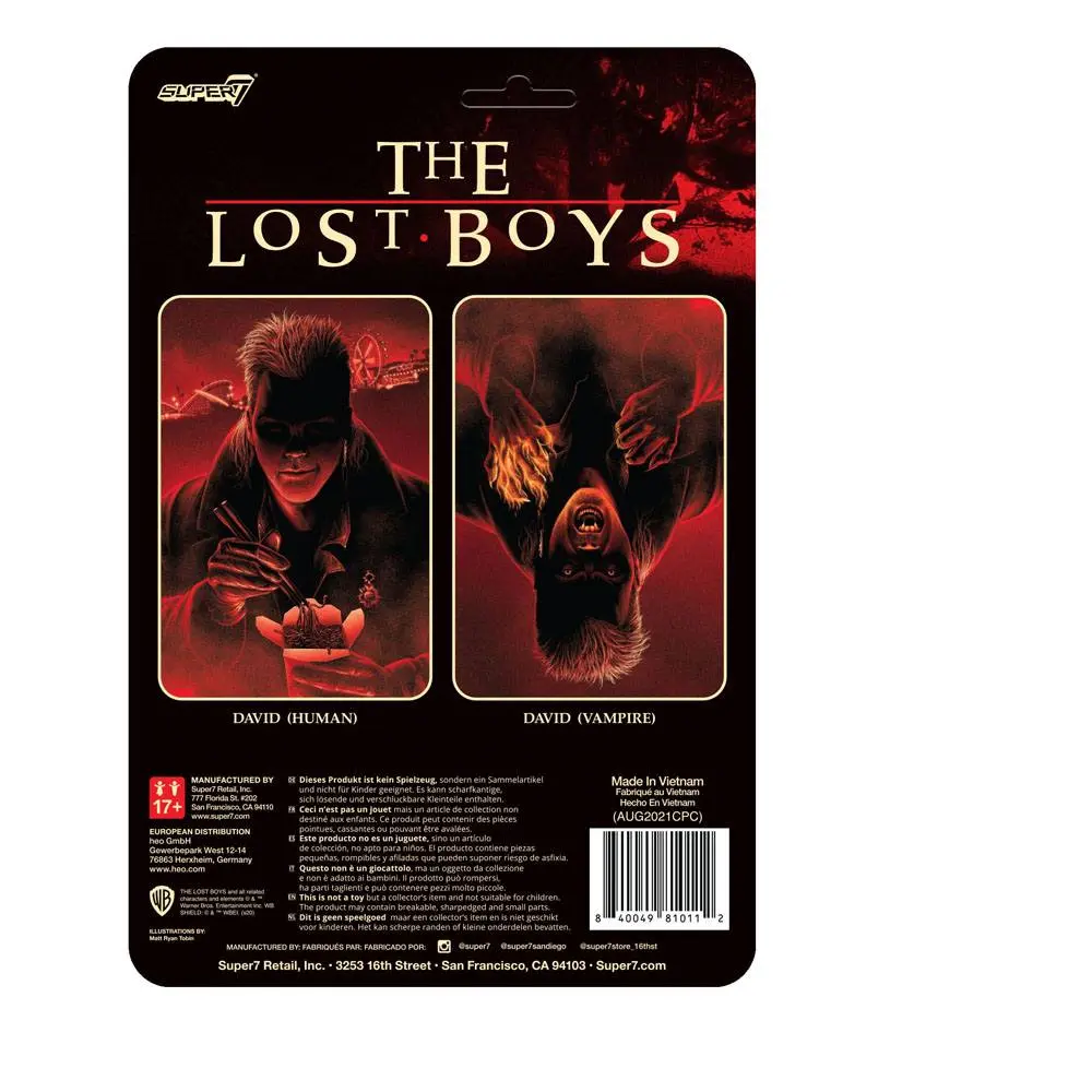 The Lost Boys ReAction Actionfigur David (Human) 10 cm Produktfoto