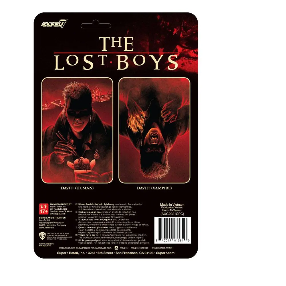 The Lost Boys ReAction Actionfigur David (Vampire) 10 cm Produktfoto
