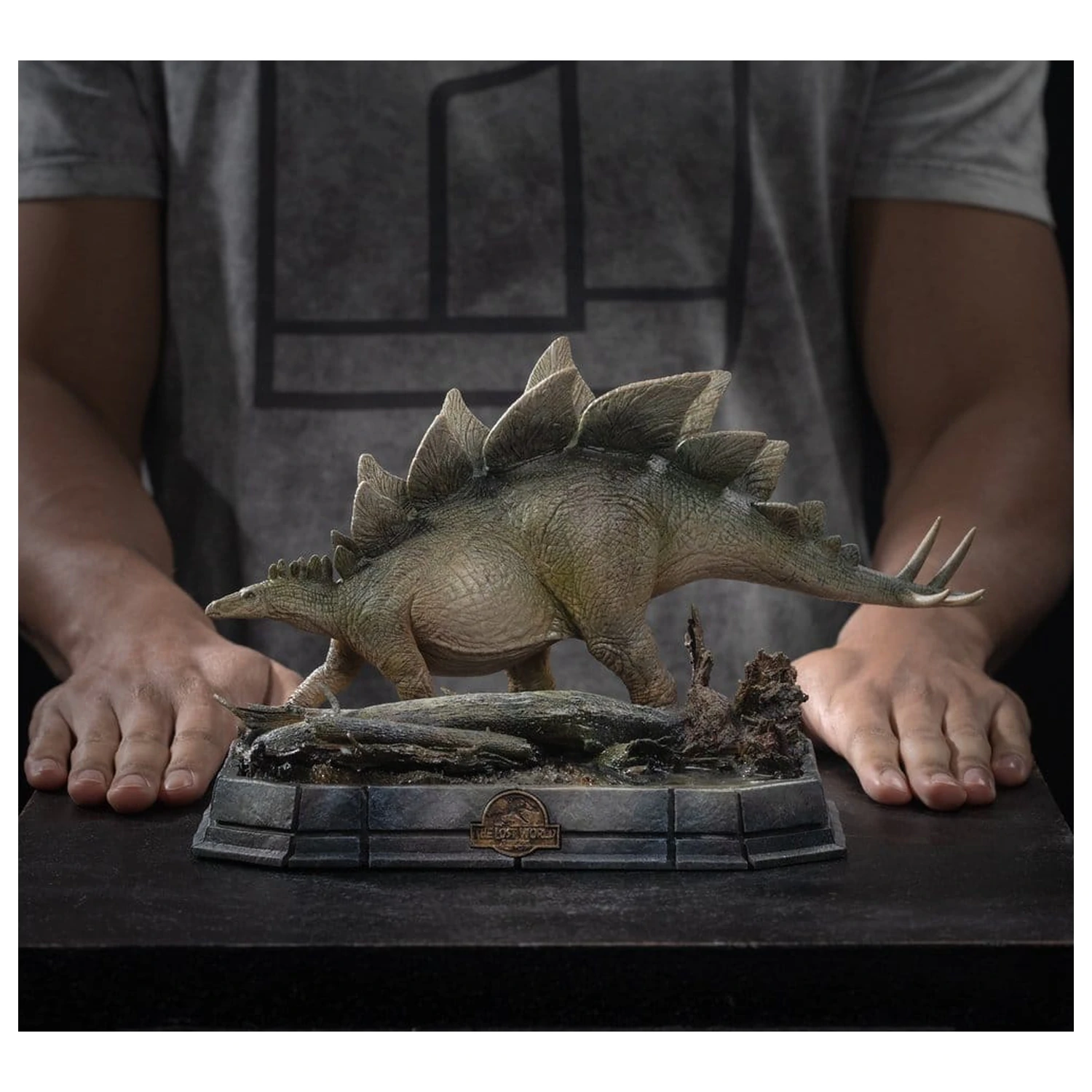 The Lost World: Jurassic Park Icons Statue Stegosaurus 18 cm Produktfoto