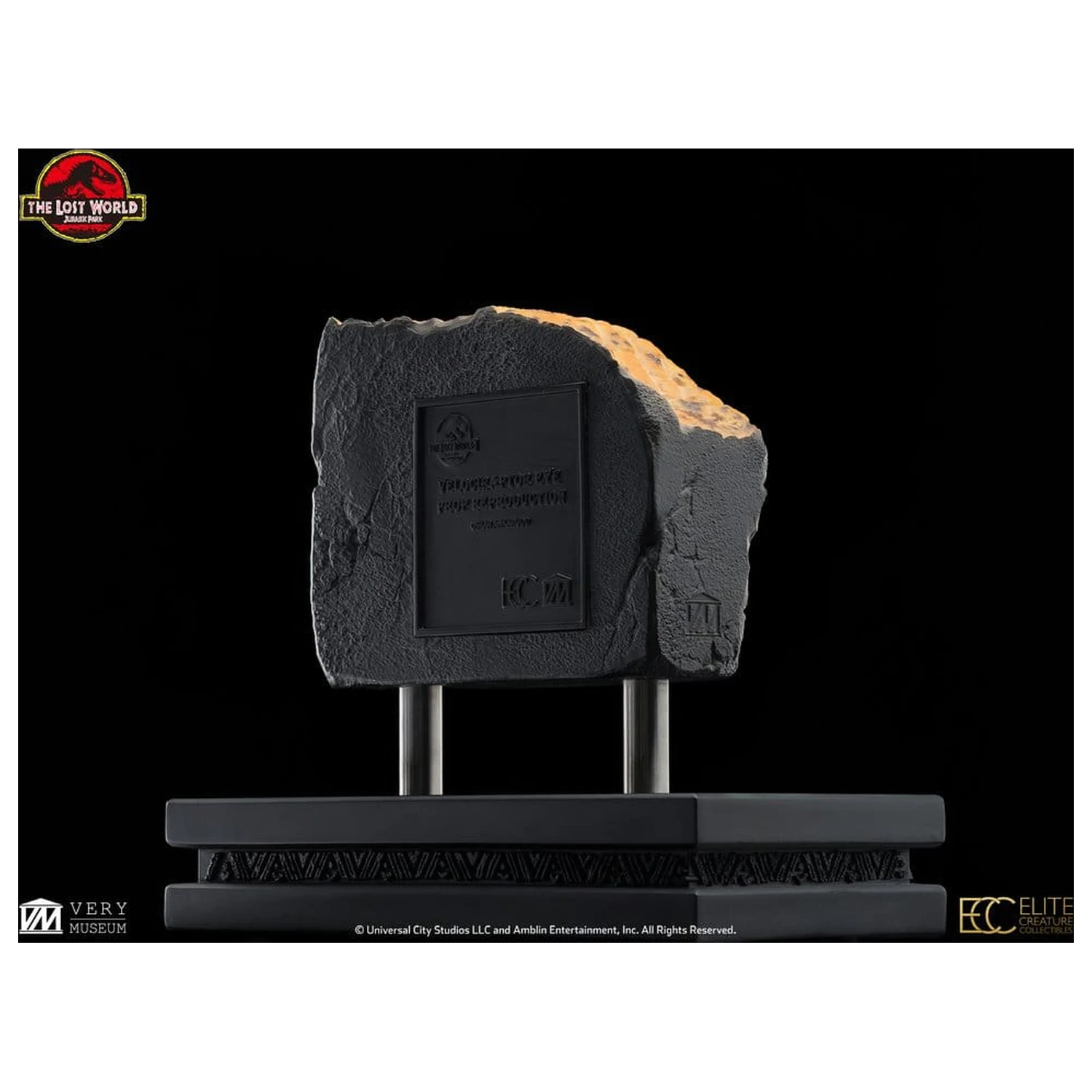 The Lost World: Jurassic Park Nachbildung Büste Männlicher Velociraptor Auge Requisite 23 cm Produktfoto