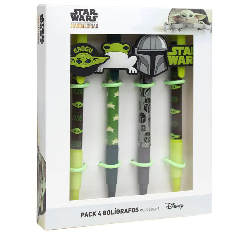 Star Wars Mandalorian 4-er Pack Kugelschreiber Produktfoto