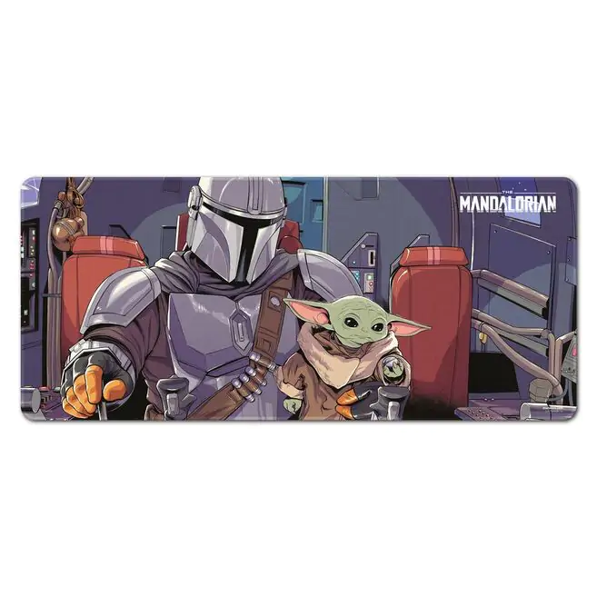 Star Wars Mandalorian & Child Gaming Schreibtischunterlage Produktfoto