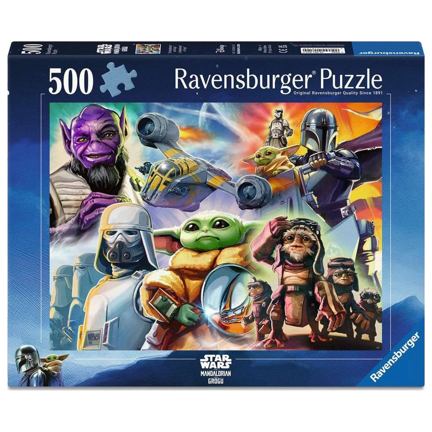 The Mandalorian und Grogu Puzzle (500 Teile) Produktfoto