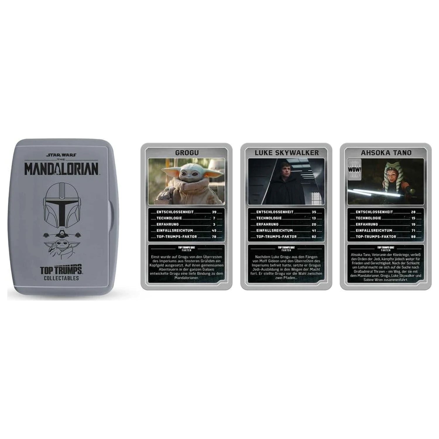 The Mandalorian und Grogu Kartenspiel Top Trumps Collectables *Deutsche Version* Produktfoto