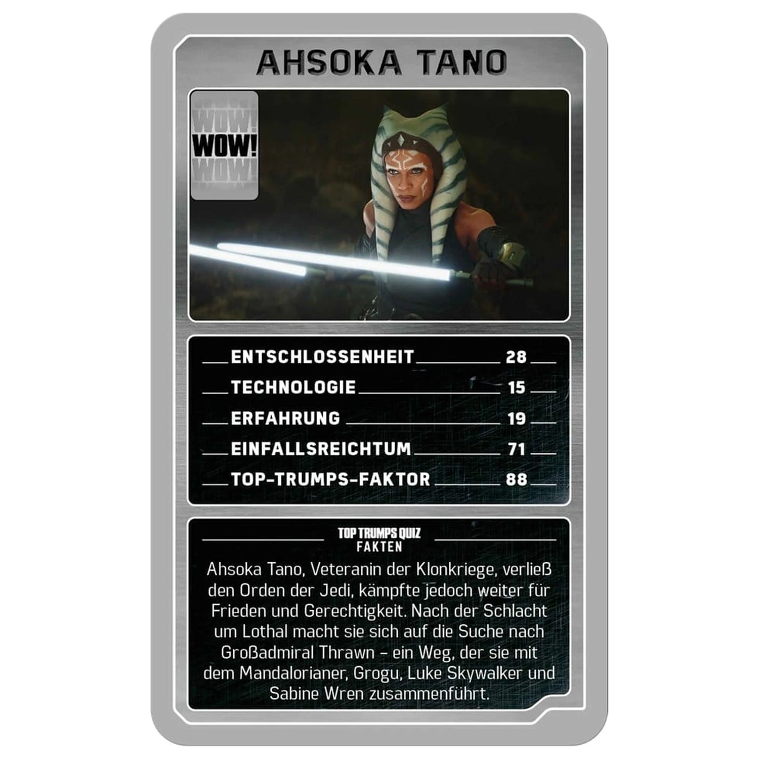The Mandalorian und Grogu Kartenspiel Top Trumps Collectables *Deutsche Version* Produktfoto