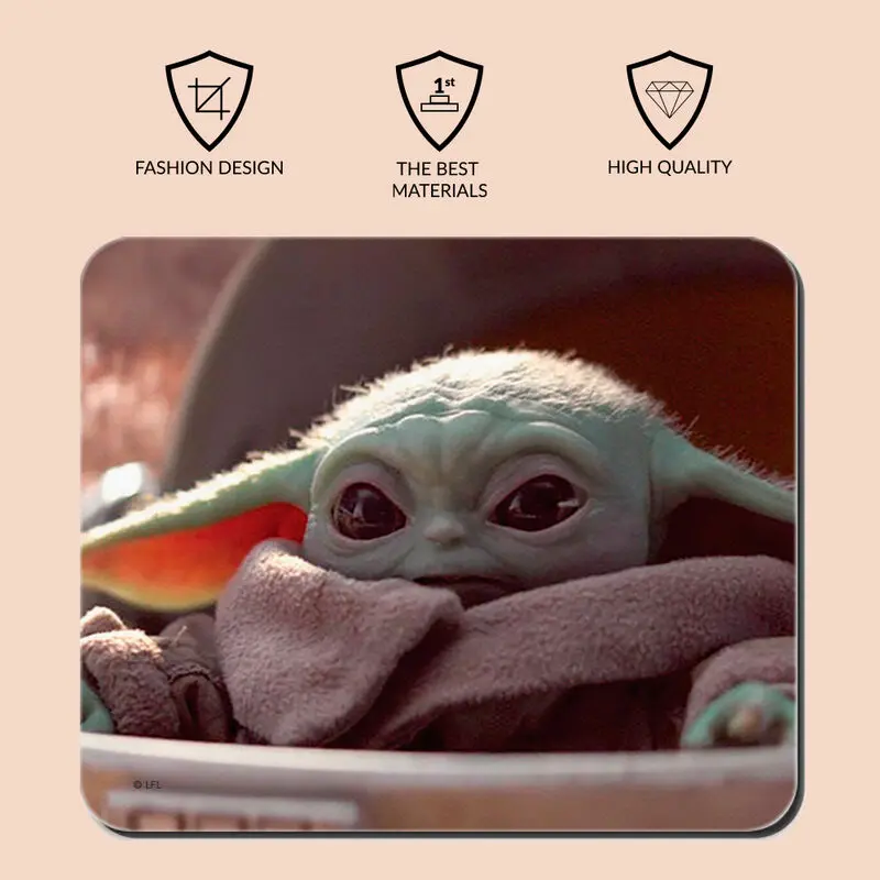 Star Wars Mandalorian Baby Yoda Mousepad Produktfoto