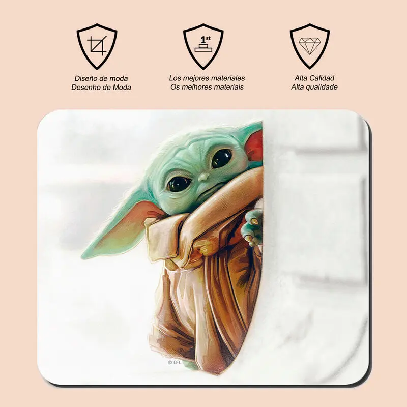 Star Wars Mandalorian Baby Yoda Mousepad Produktfoto