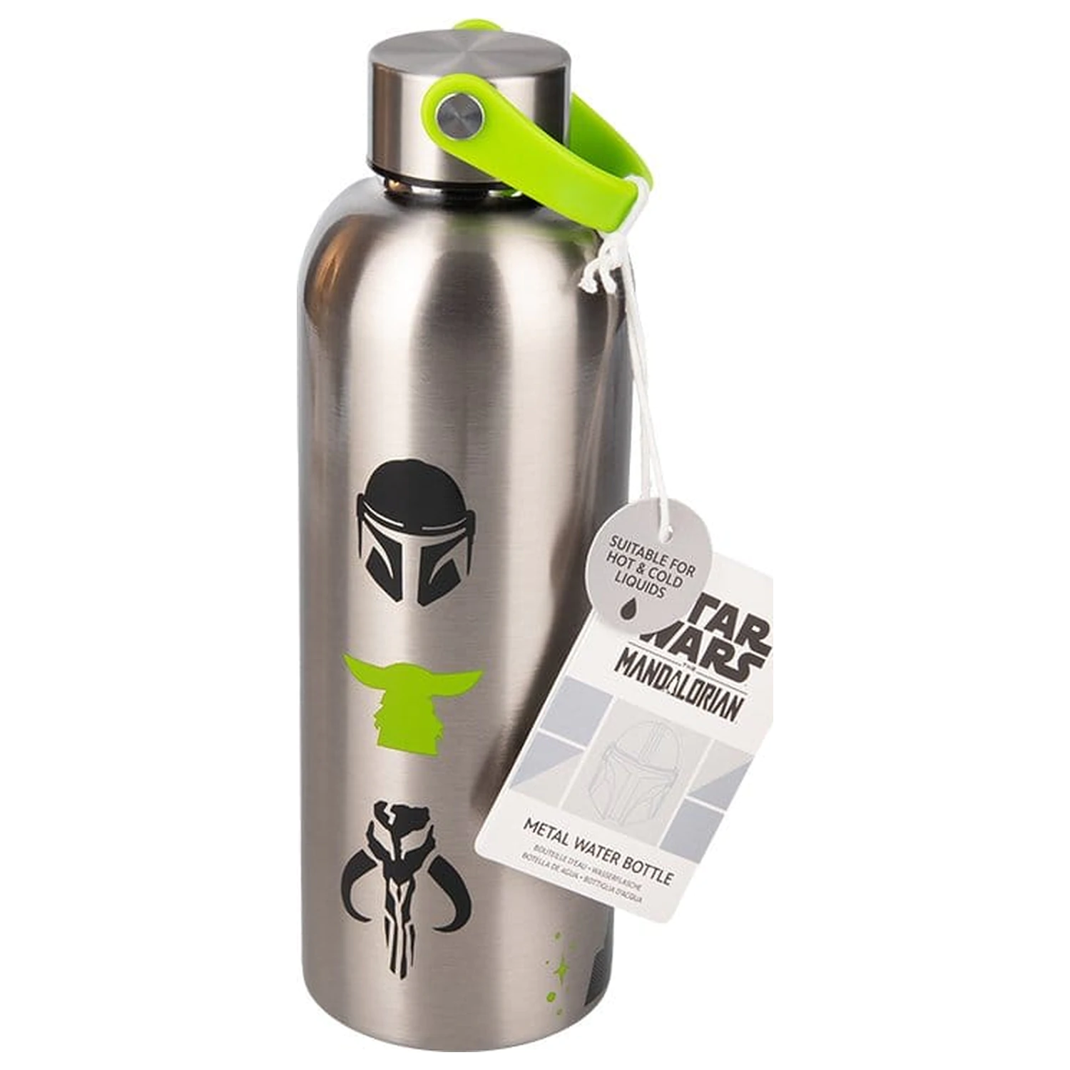 The Mandalorian Metall Wasserflasche Mandalorian & Grogu Produktfoto
