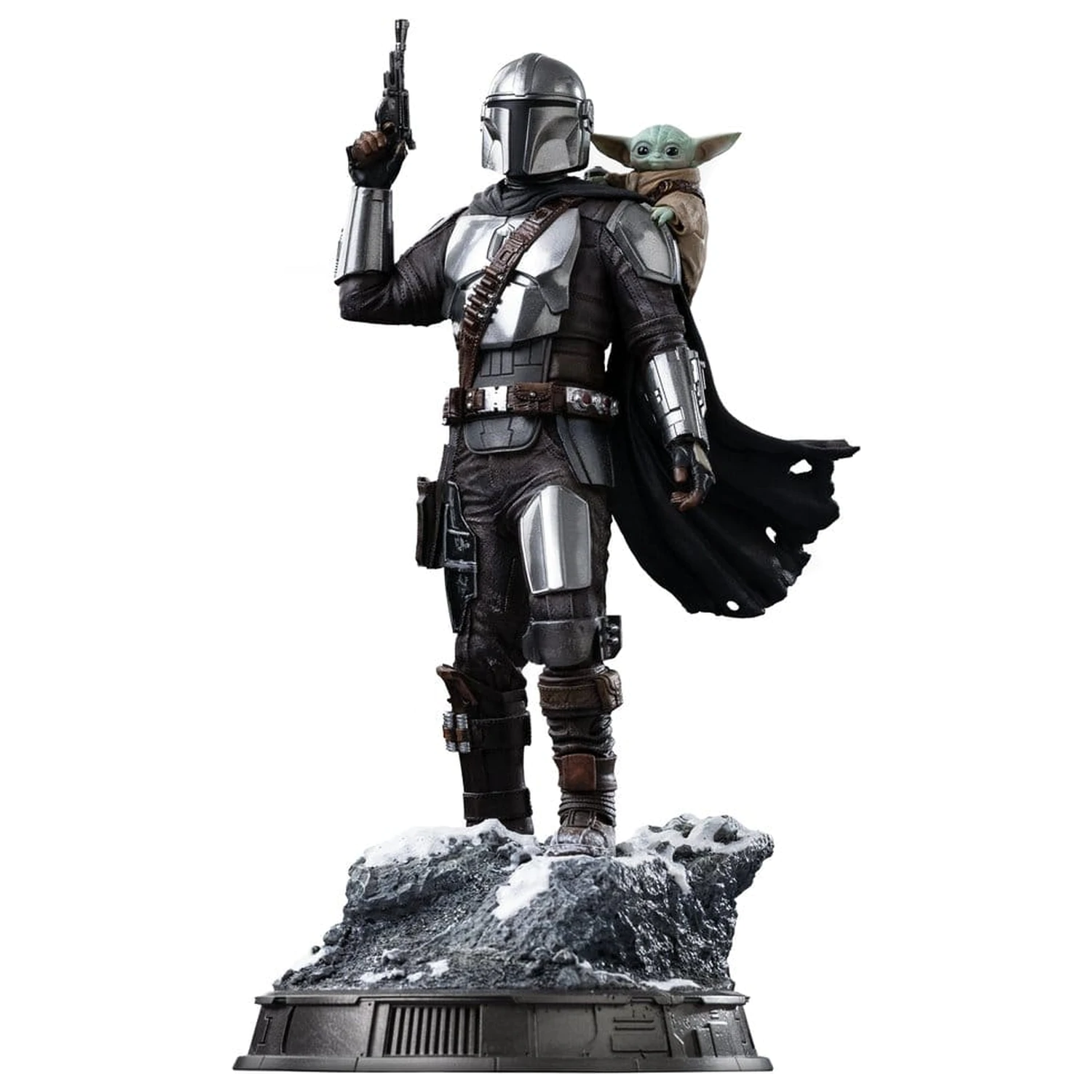 The Mandalorian & Grogu Art Scale Statue 1/10 The Mandalorian und Grogu 25 cm Produktfoto