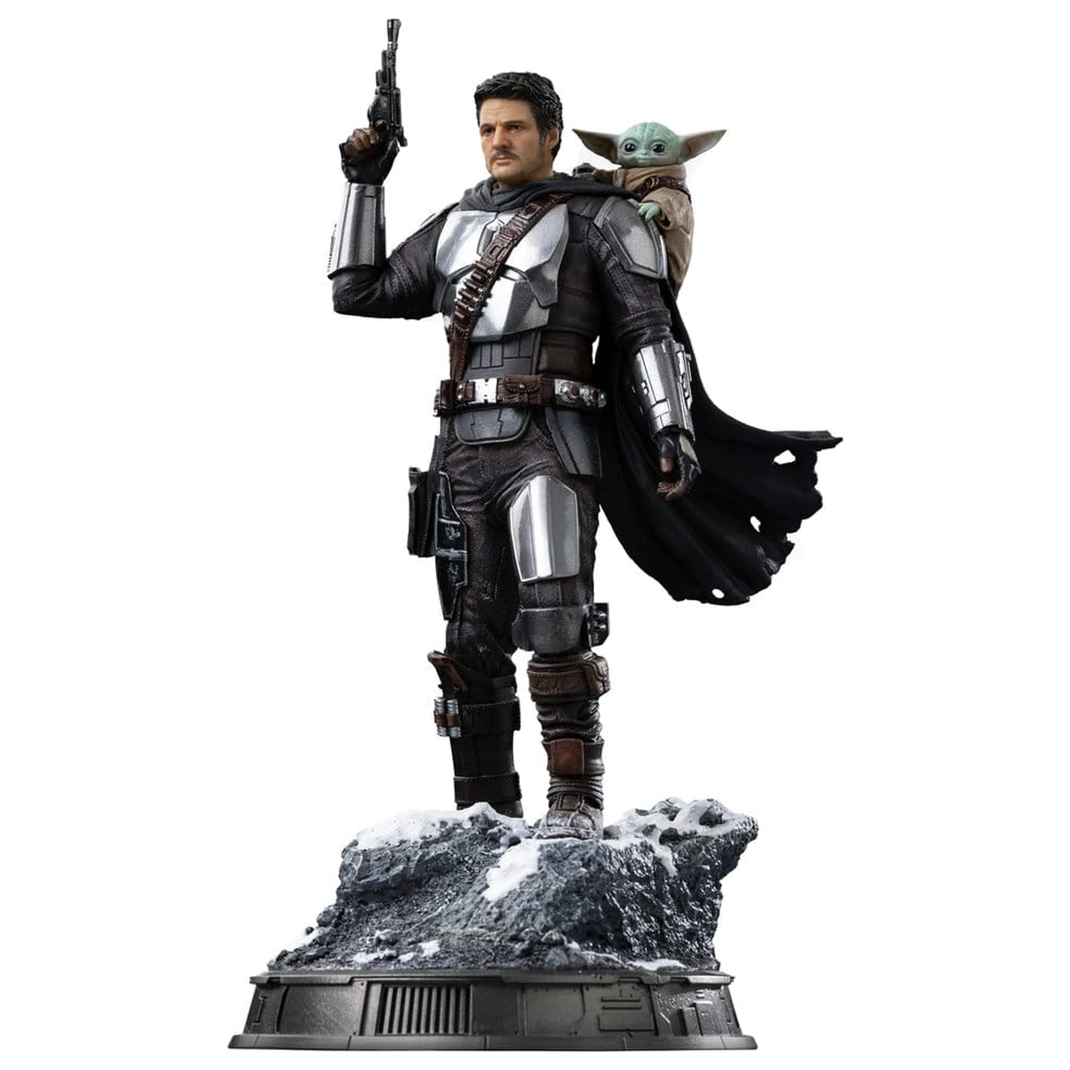 The Mandalorian & Grogu Art Scale Statue 1/10 The Mandalorian und Grogu 25 cm Produktfoto