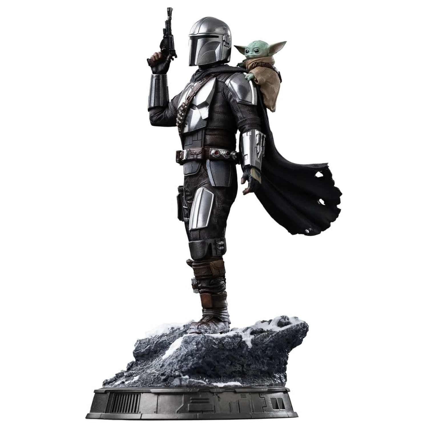 The Mandalorian & Grogu Art Scale Statue 1/10 The Mandalorian und Grogu 25 cm Produktfoto