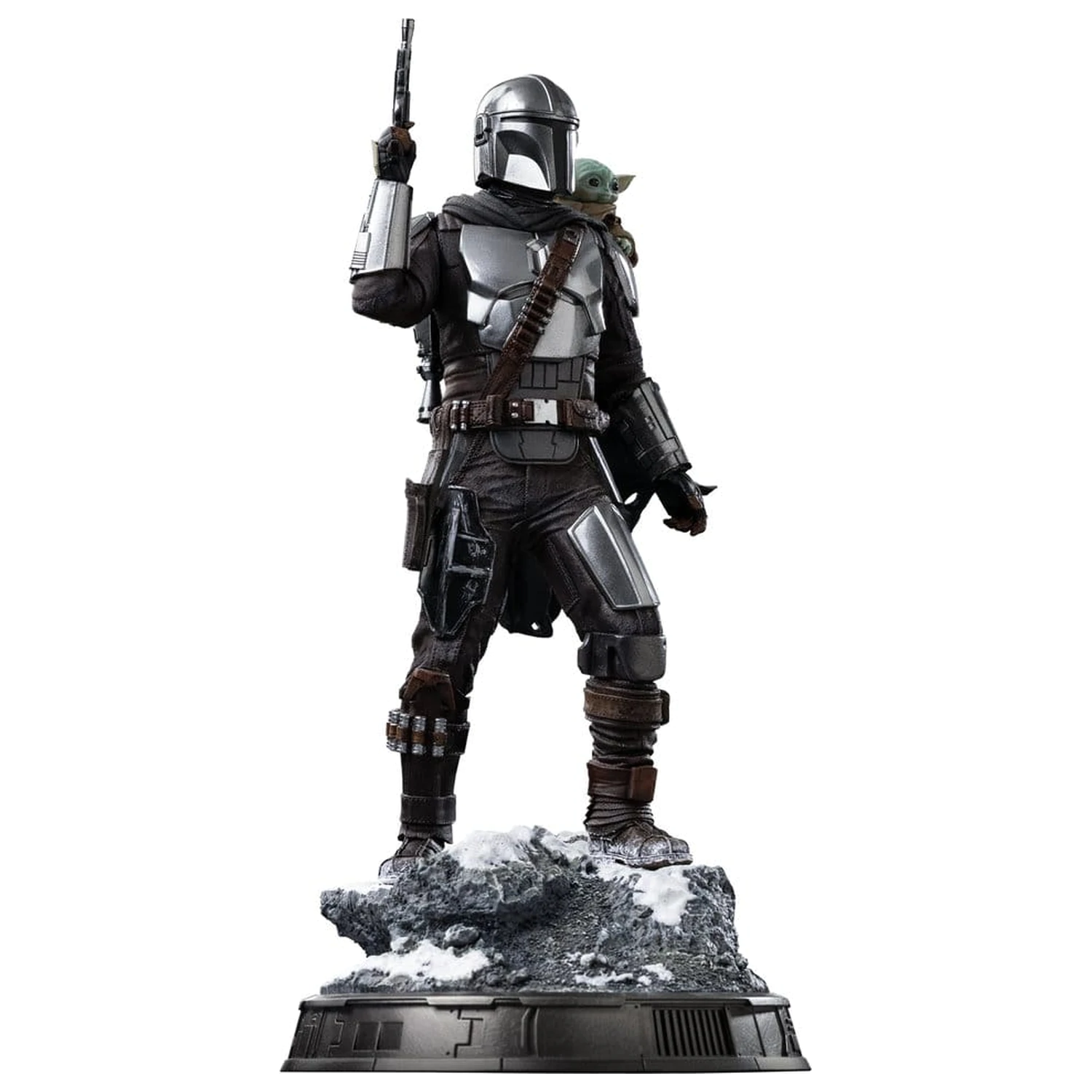 The Mandalorian & Grogu Art Scale Statue 1/10 The Mandalorian und Grogu 25 cm Produktfoto