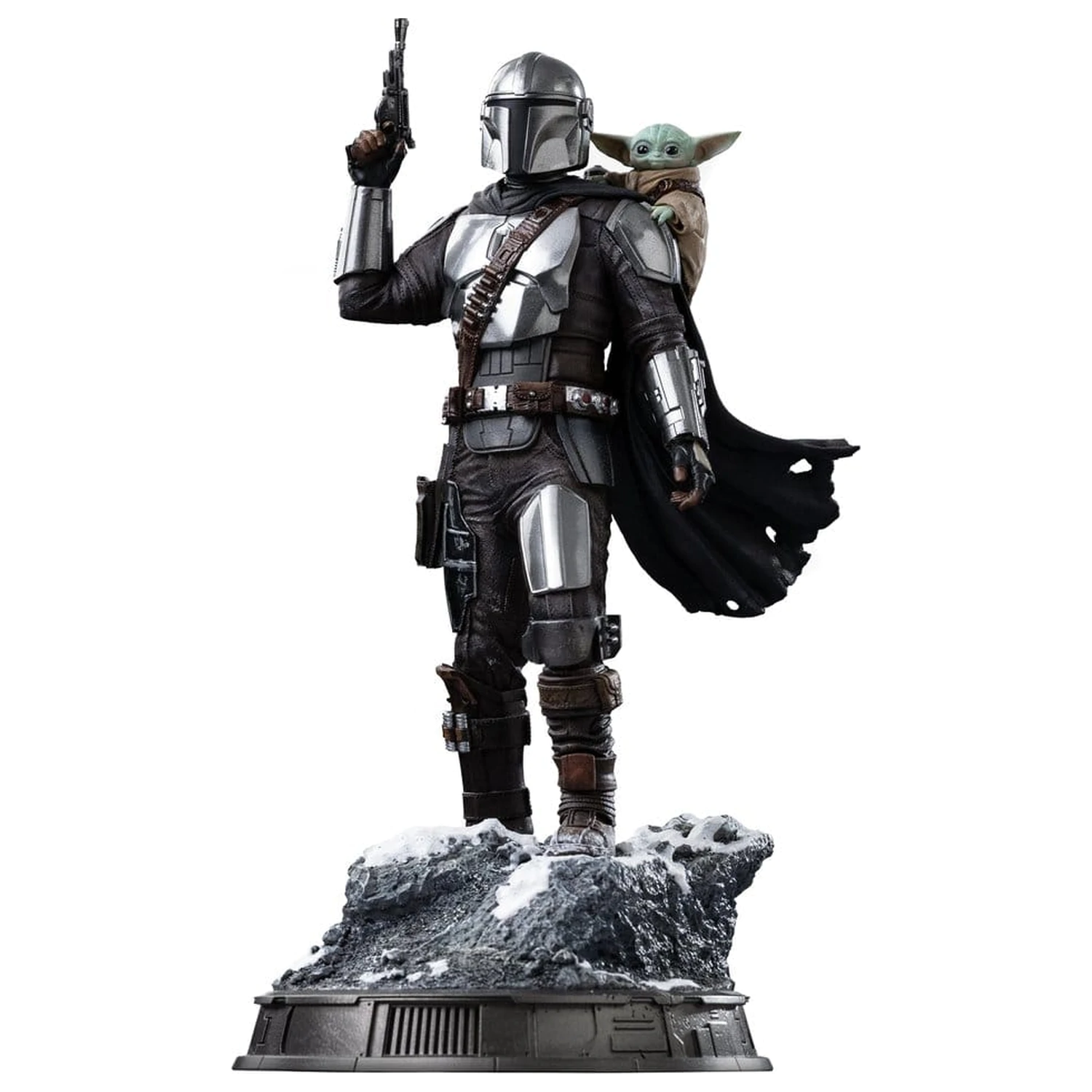 The Mandalorian & Grogu Art Scale Statue 1/10 The Mandalorian und Grogu 25 cm Produktfoto