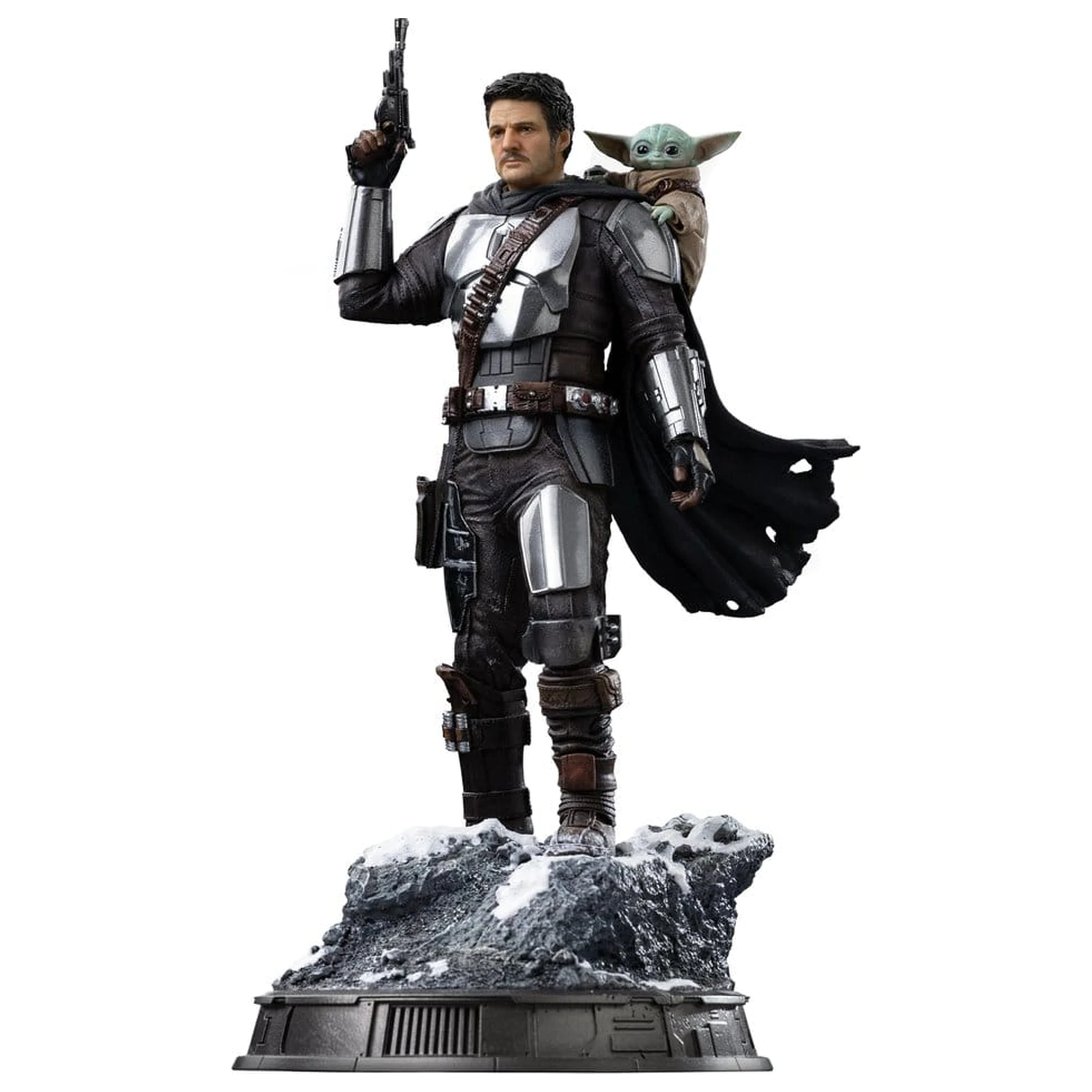 The Mandalorian & Grogu Art Scale Statue 1/10 The Mandalorian und Grogu 25 cm Produktfoto
