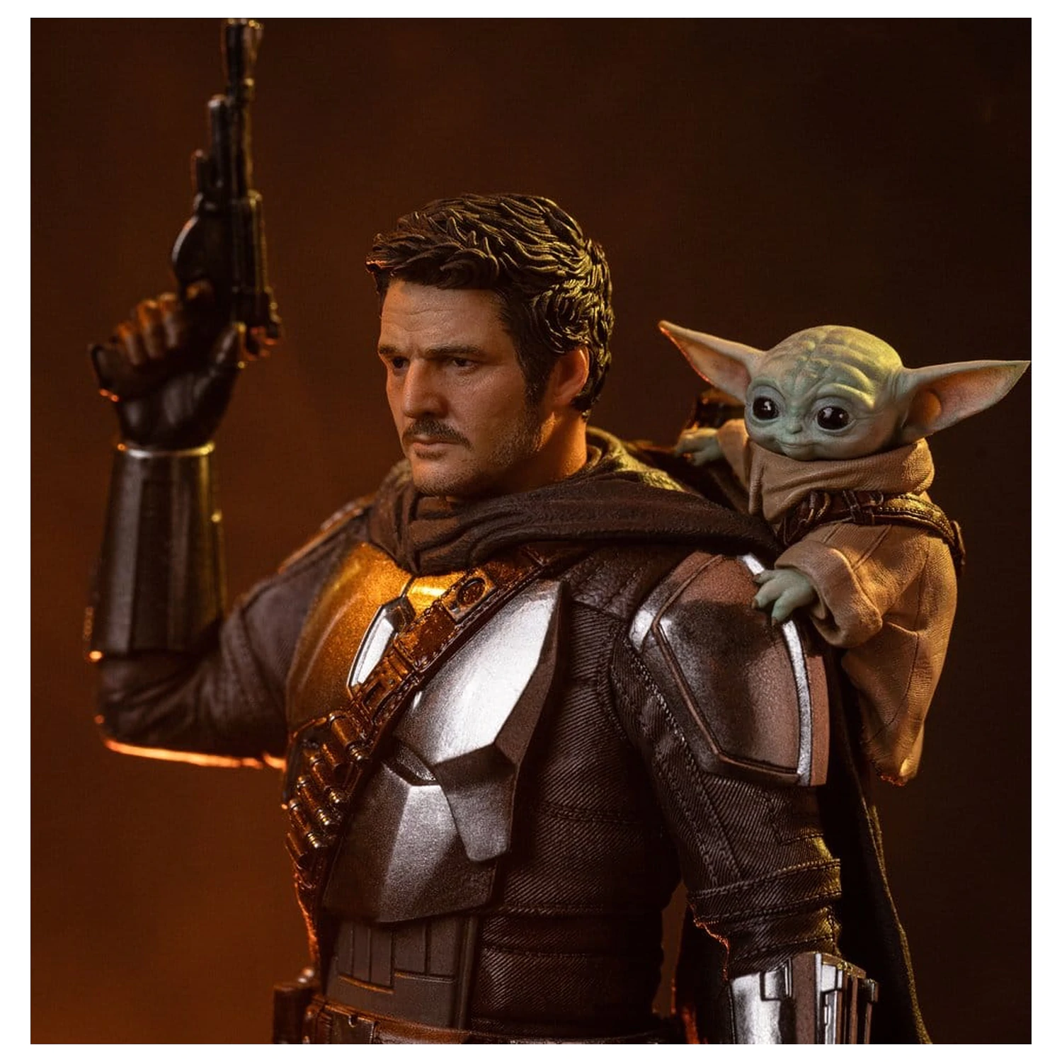 The Mandalorian & Grogu Art Scale Statue 1/10 The Mandalorian und Grogu 25 cm Produktfoto
