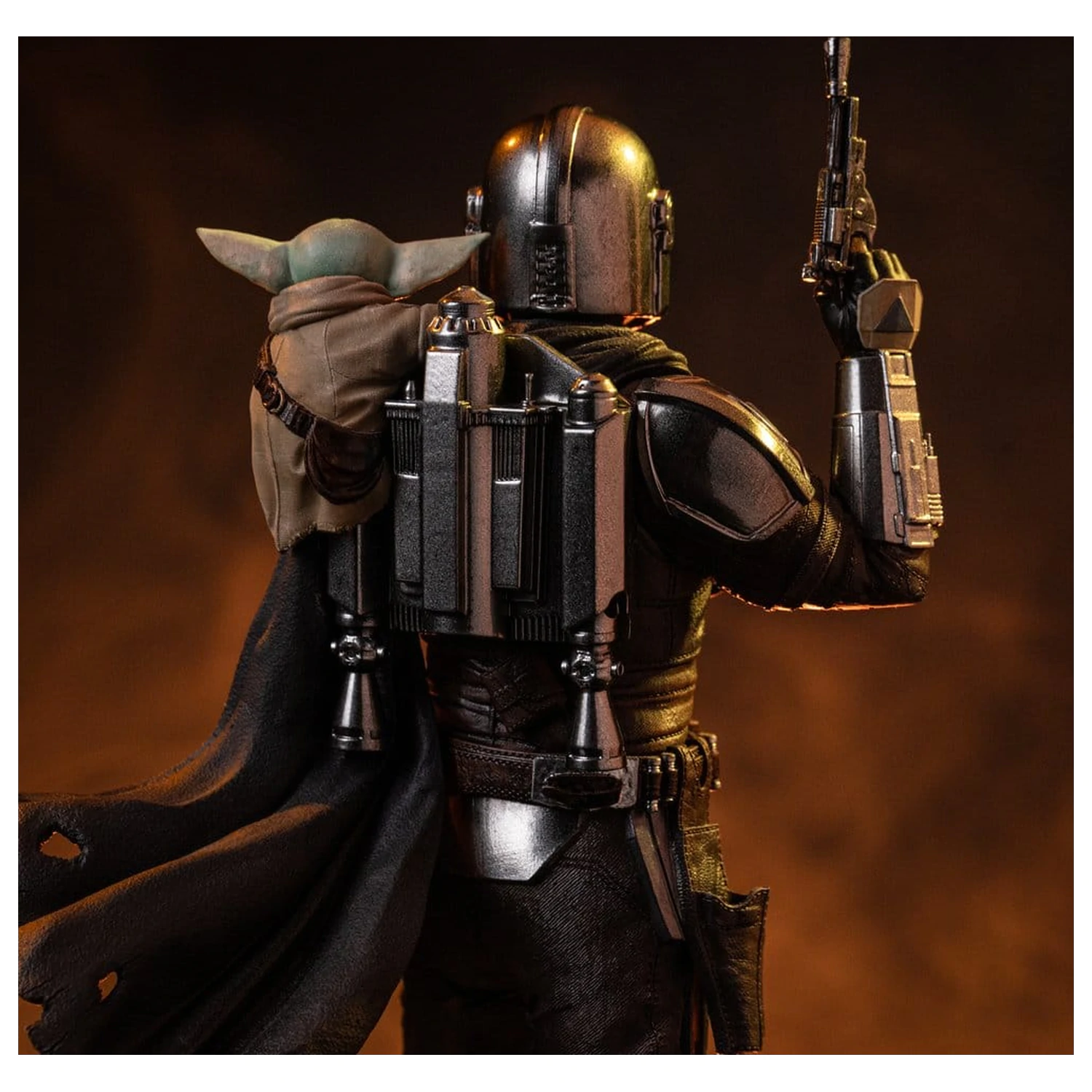 The Mandalorian & Grogu Art Scale Statue 1/10 The Mandalorian und Grogu 25 cm Produktfoto